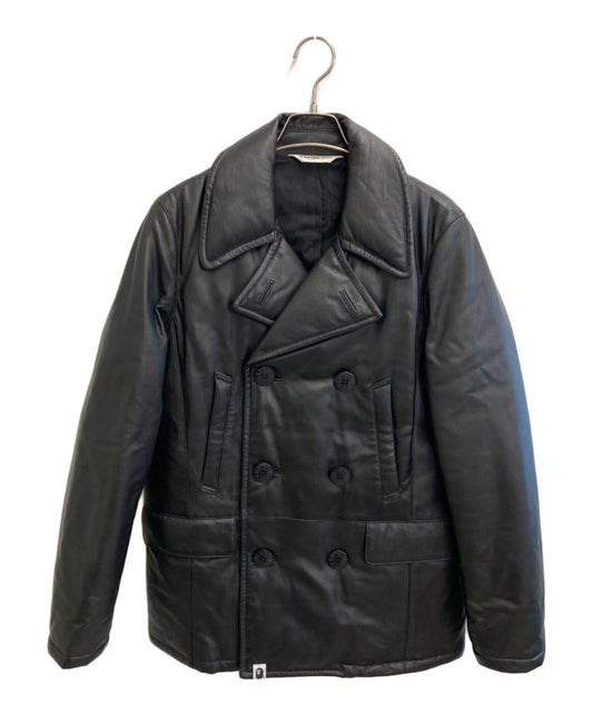 [Pre-owned] A BATHING APE Sheepskin Leather Down P Coat