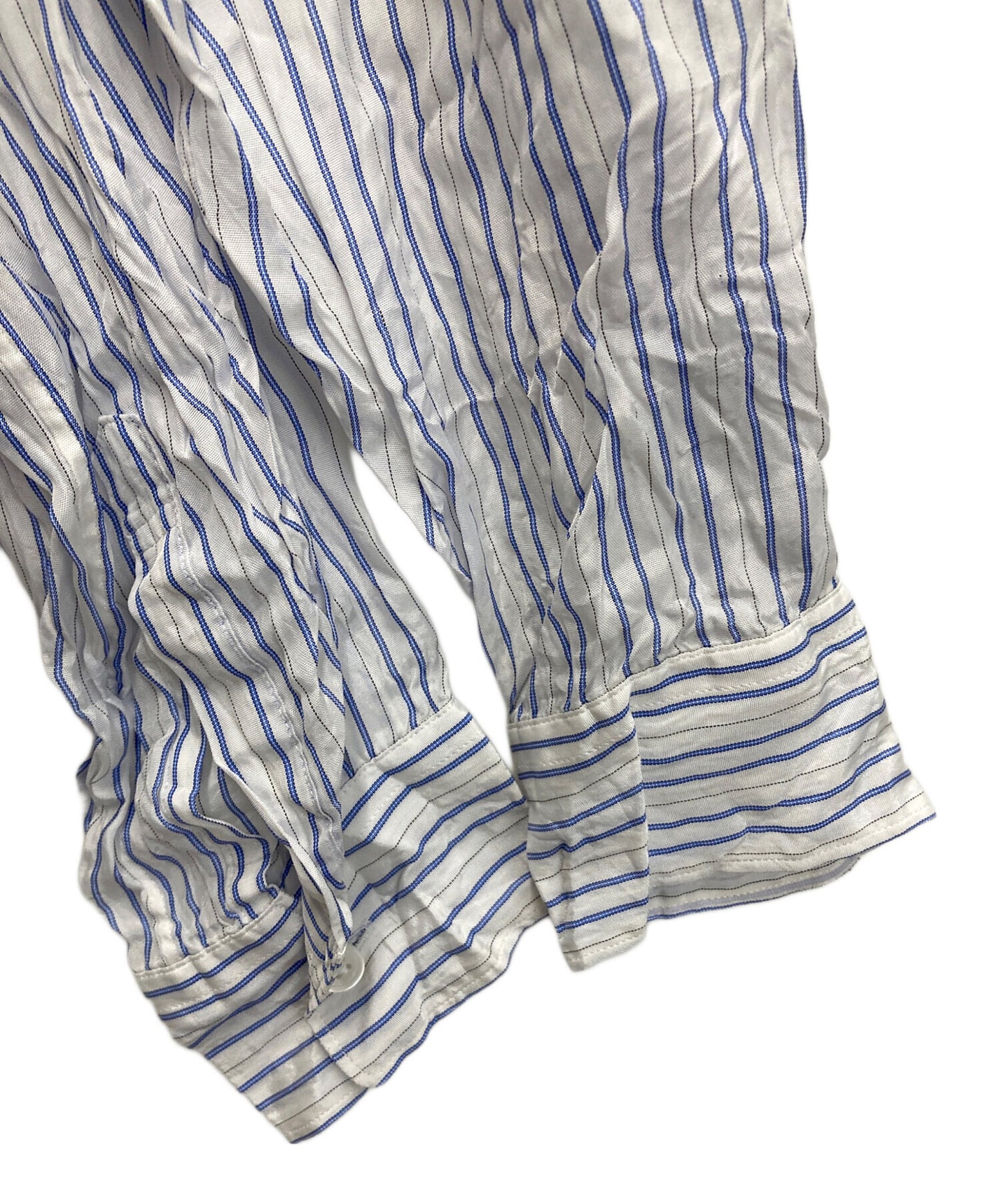 [Pre-owned] COMME des GARCONS HOMME PLUS Asymmetrical striped shirt PN-B004