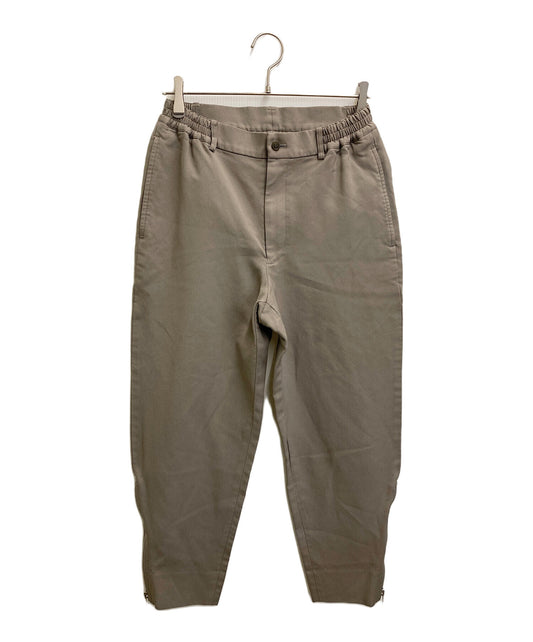 [Pre-owned] COMME des GARCONS HOMME DEUX Poly-crepe hem-zip pants DM-P050