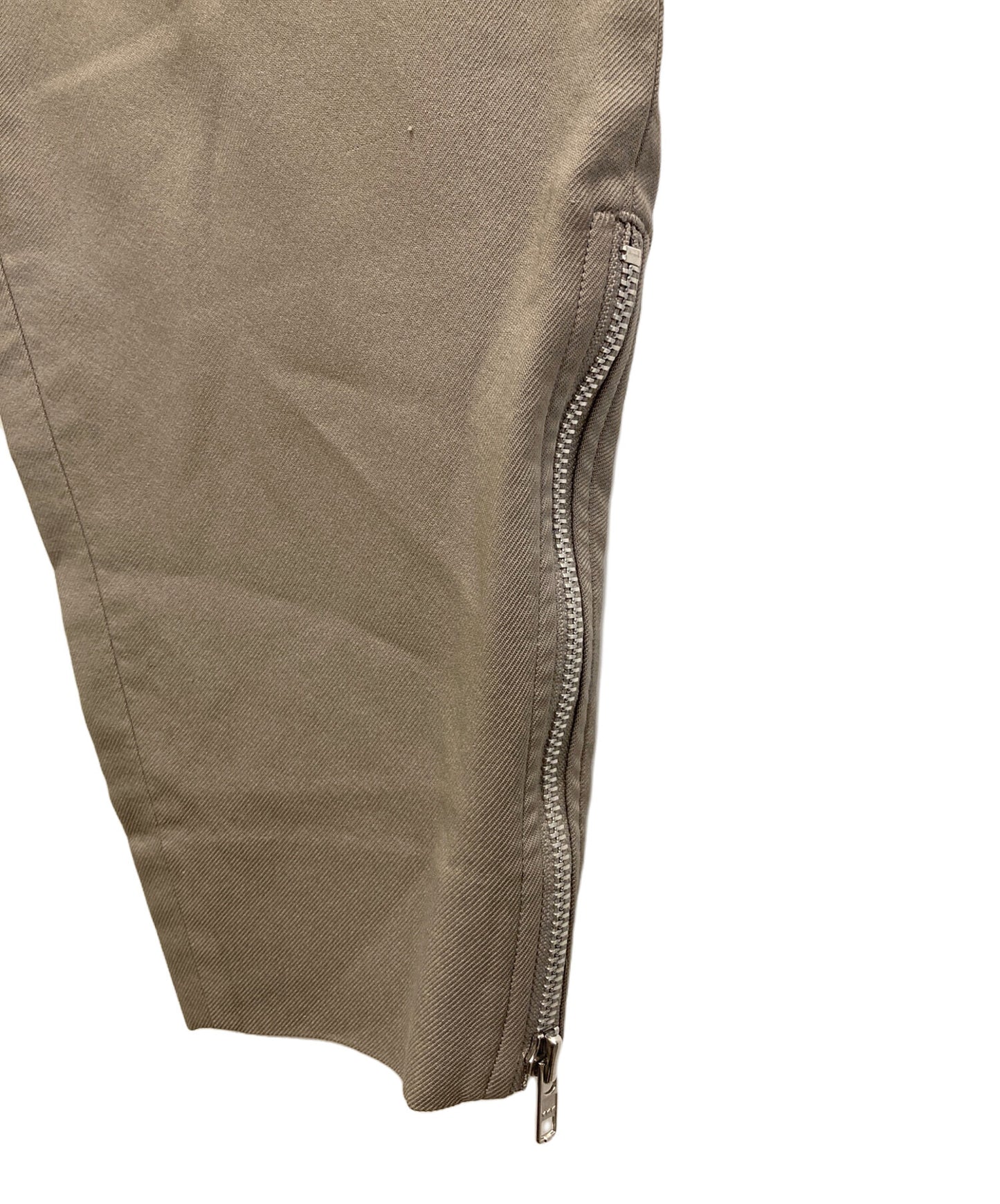 [Pre-owned] COMME des GARCONS HOMME DEUX Poly-crepe hem-zip pants DM-P050