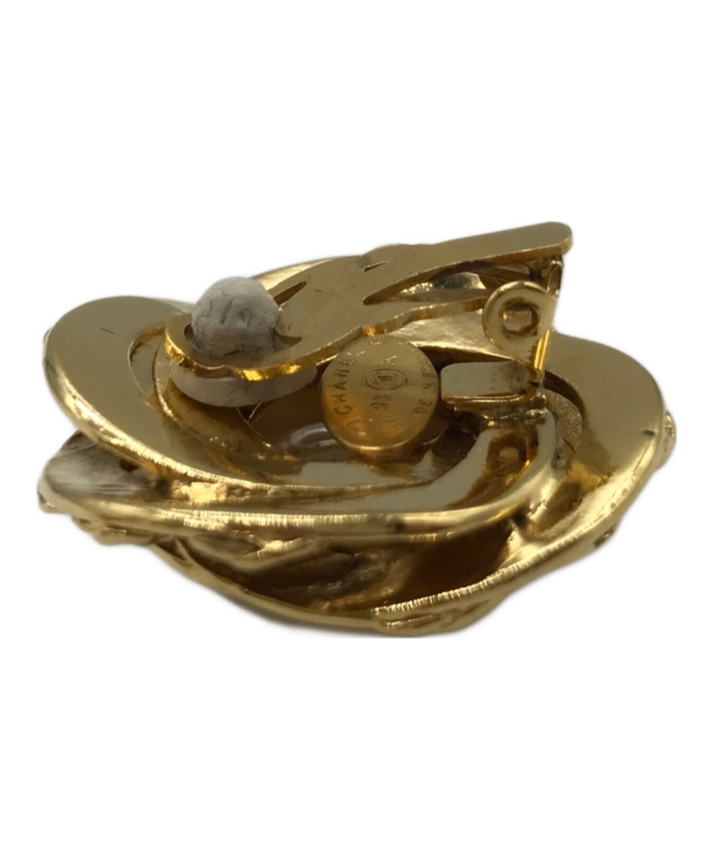 [Pre-owned] CHANEL Coco Mark Faux Pearl Earrings