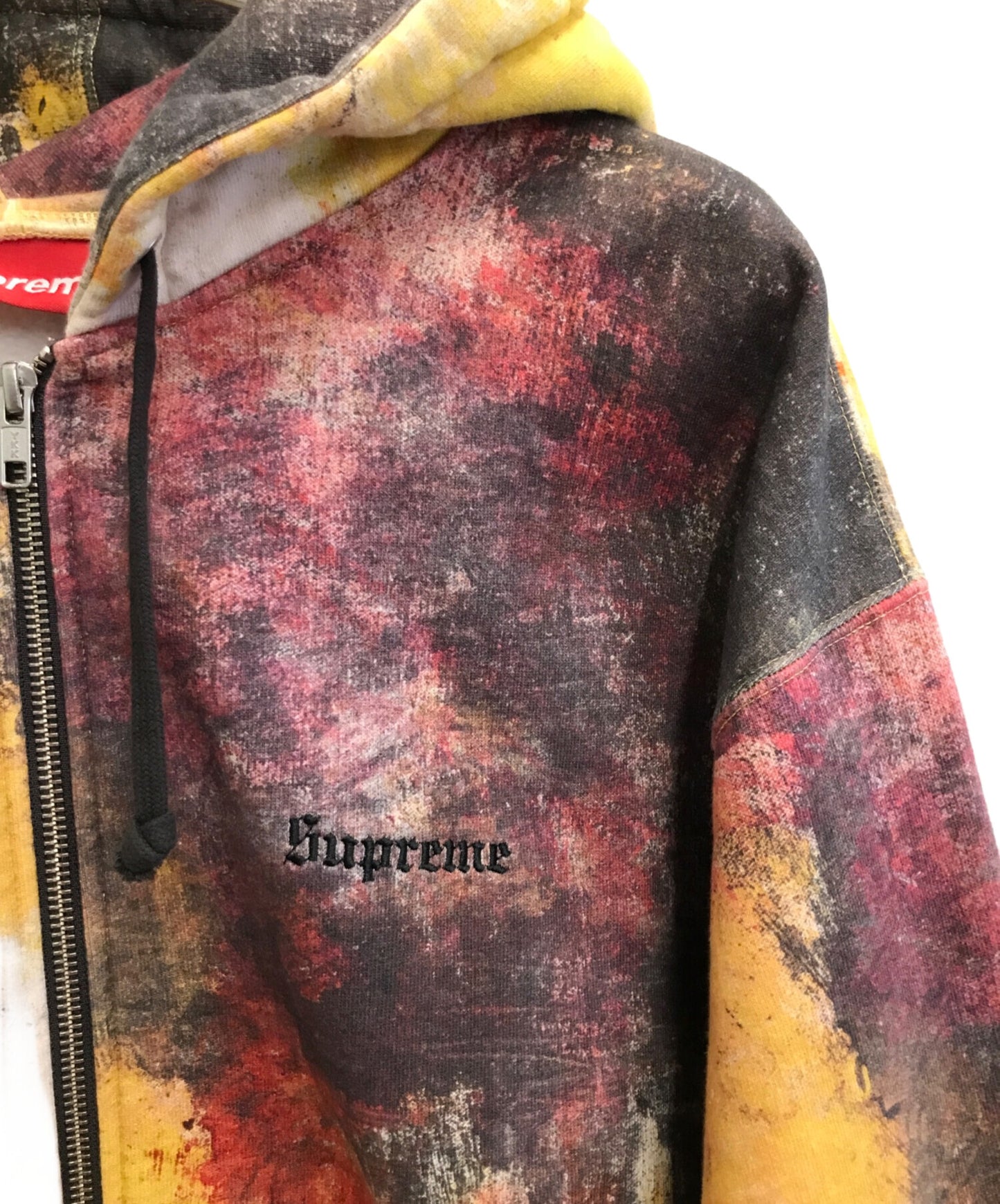 [Pre-owned] SUPREME Fire Zip Up Hooded Sweatshirt