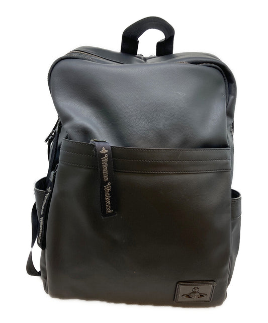 [Pre-owned] Vivienne Westwood Orb Plate Backpack