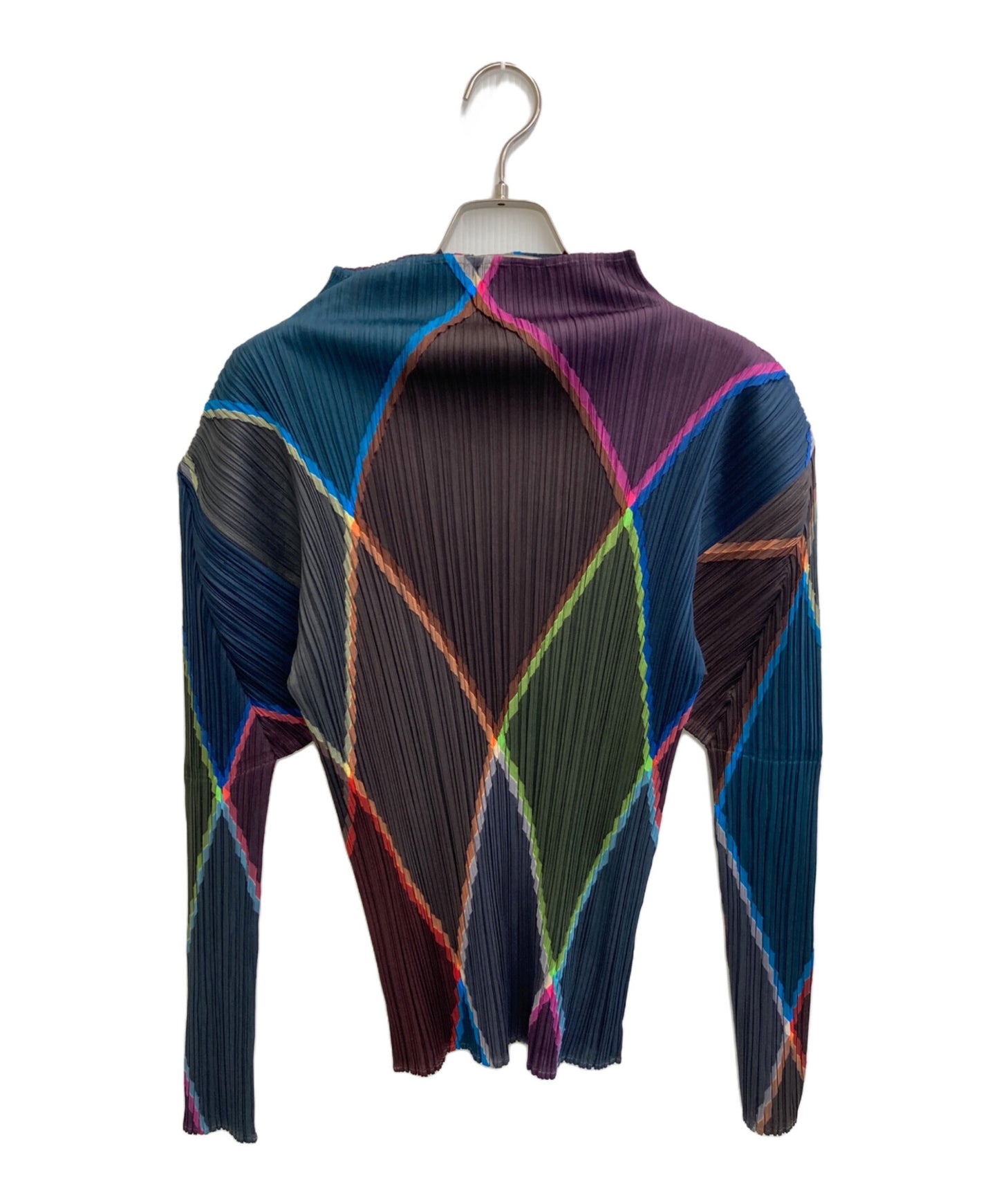 [Pre-owned] PLEATS PLEASE Diamond-patterned pleated cut and sewn PP64-JK125