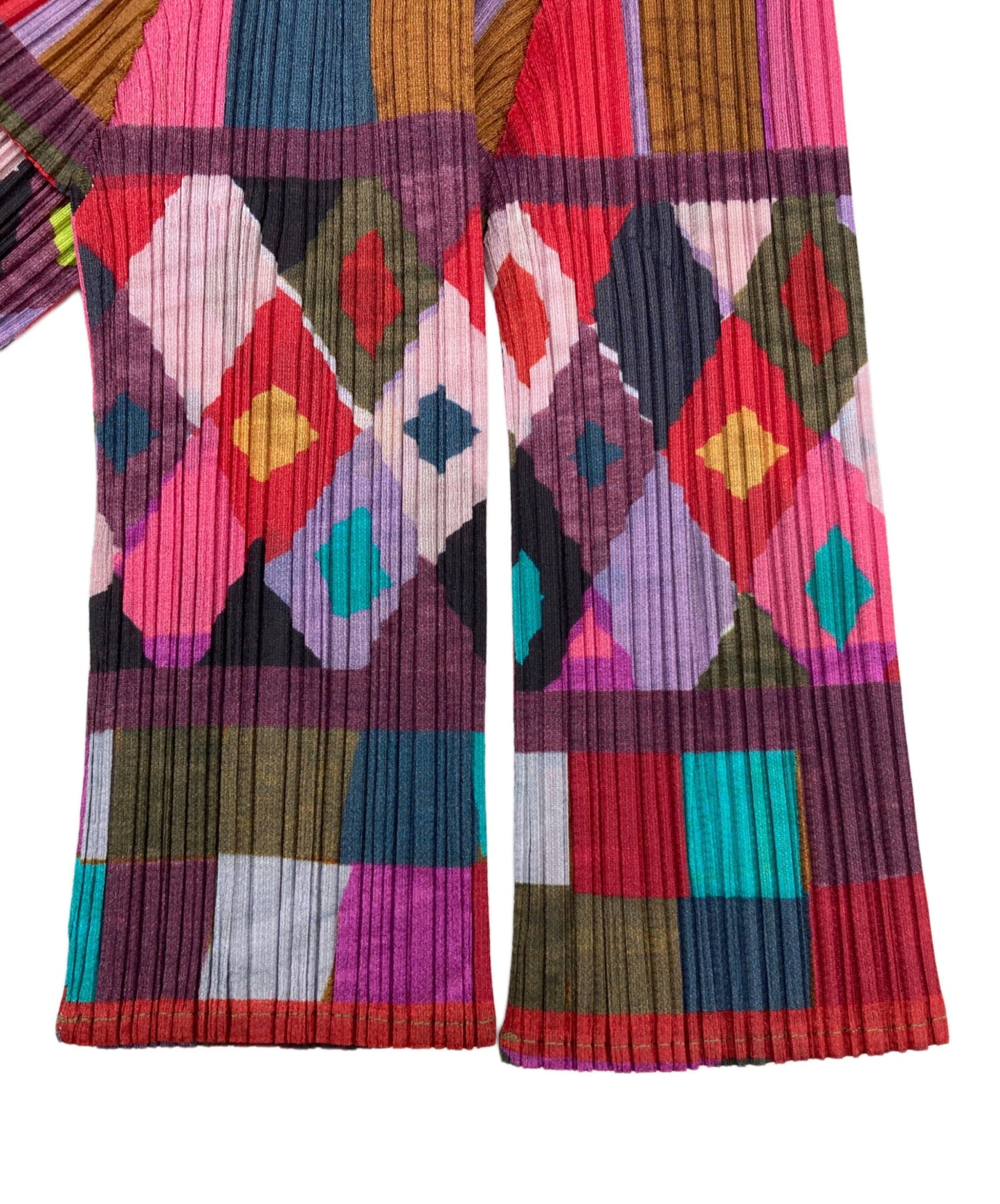 [Pre-owned] PLEATS PLEASE Geometric Pleated Cut and Sewn PP93-JK554