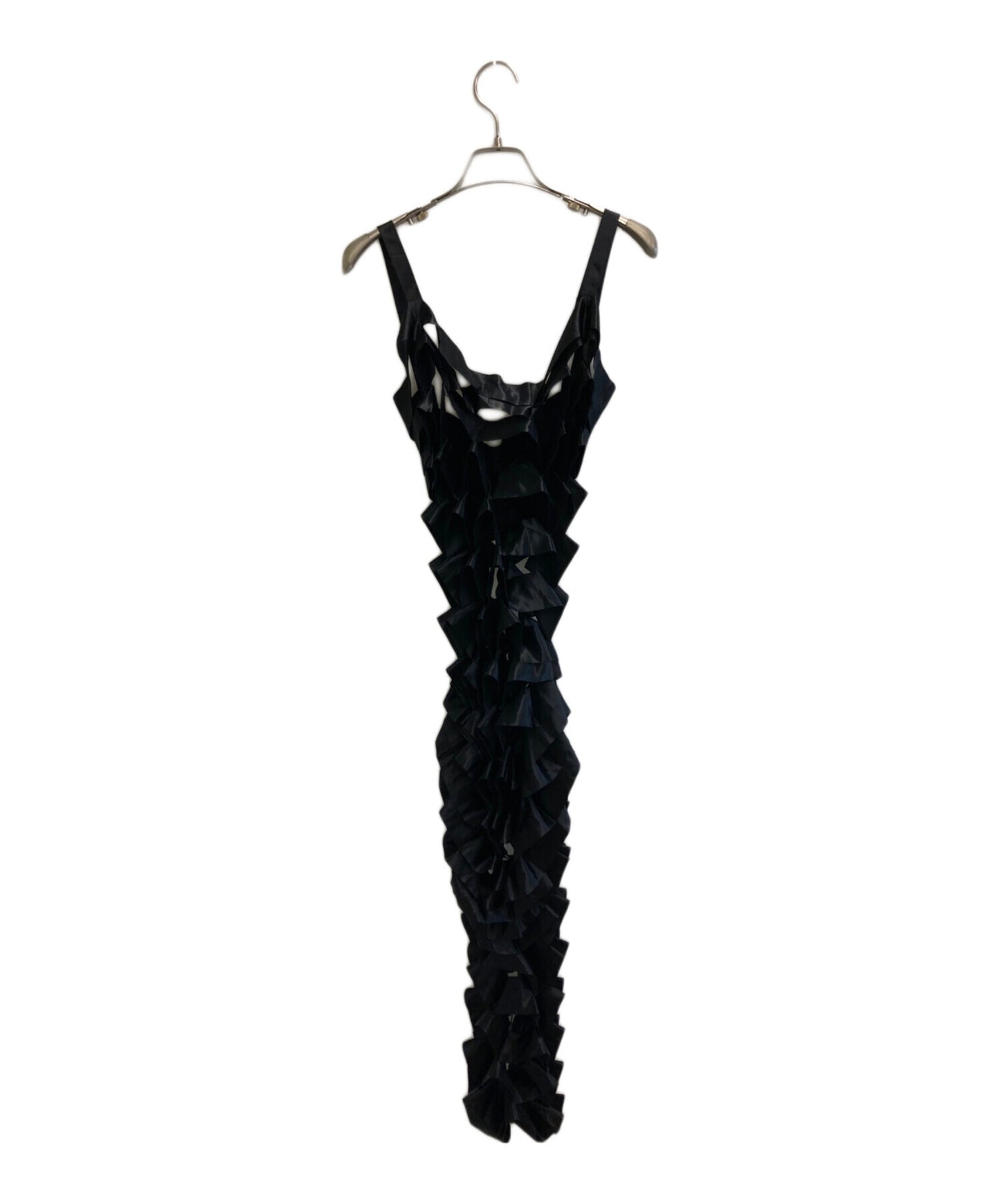 [Pre-owned] ISSEY MIYAKE Satin Ribbon Cage Dress aIM17-FH004