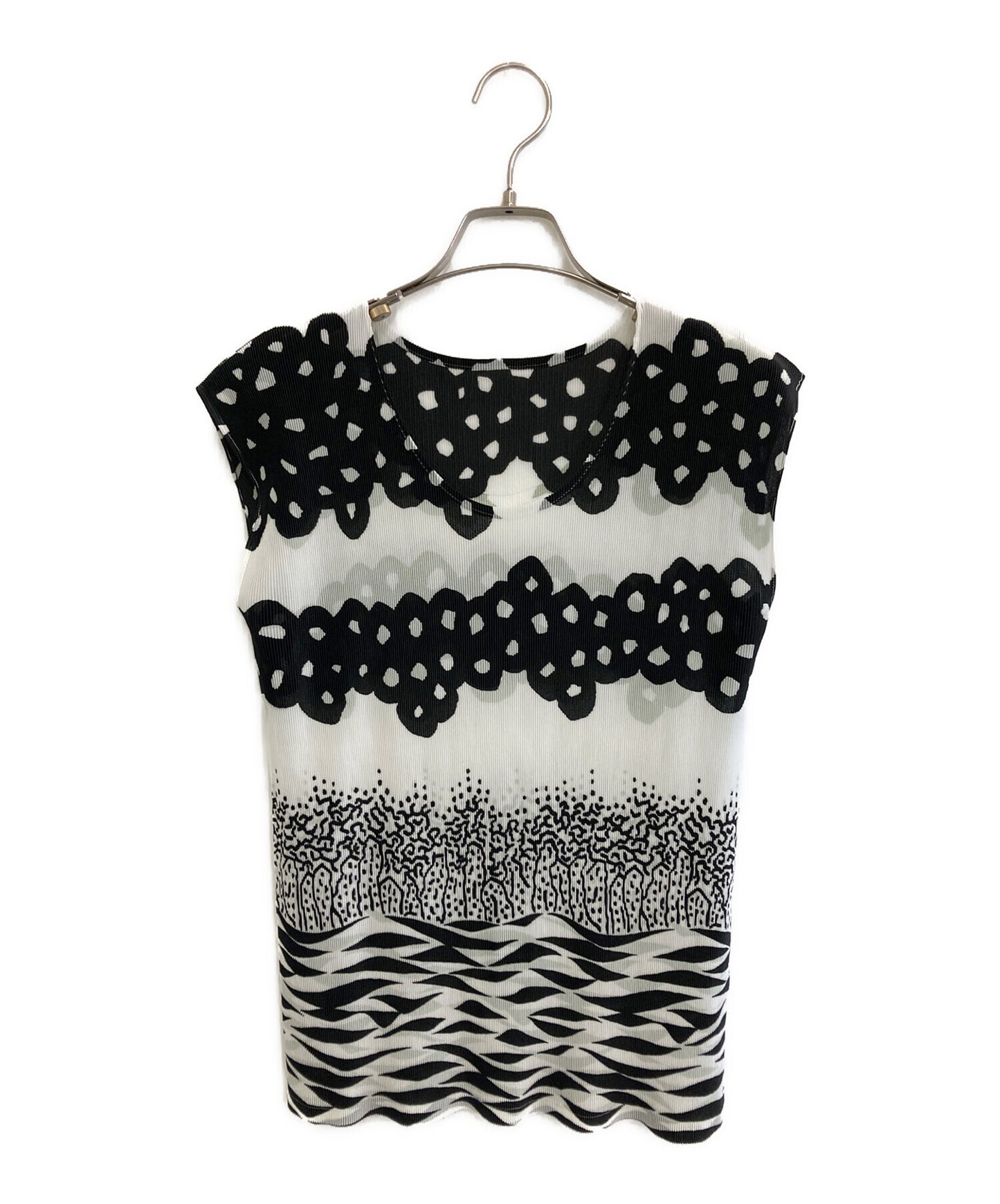 [Pre-owned] PLEATS PLEASE Pleated sleeveless cut and sewn PP23FK324