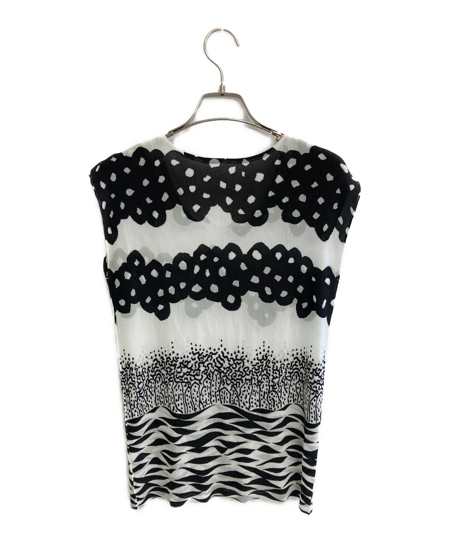 [Pre-owned] PLEATS PLEASE Pleated sleeveless cut and sewn PP23FK324