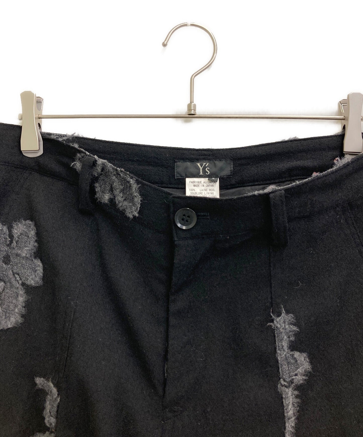 [Pre-owned] Y's Flower Needle Wool Pants YR-P44-144