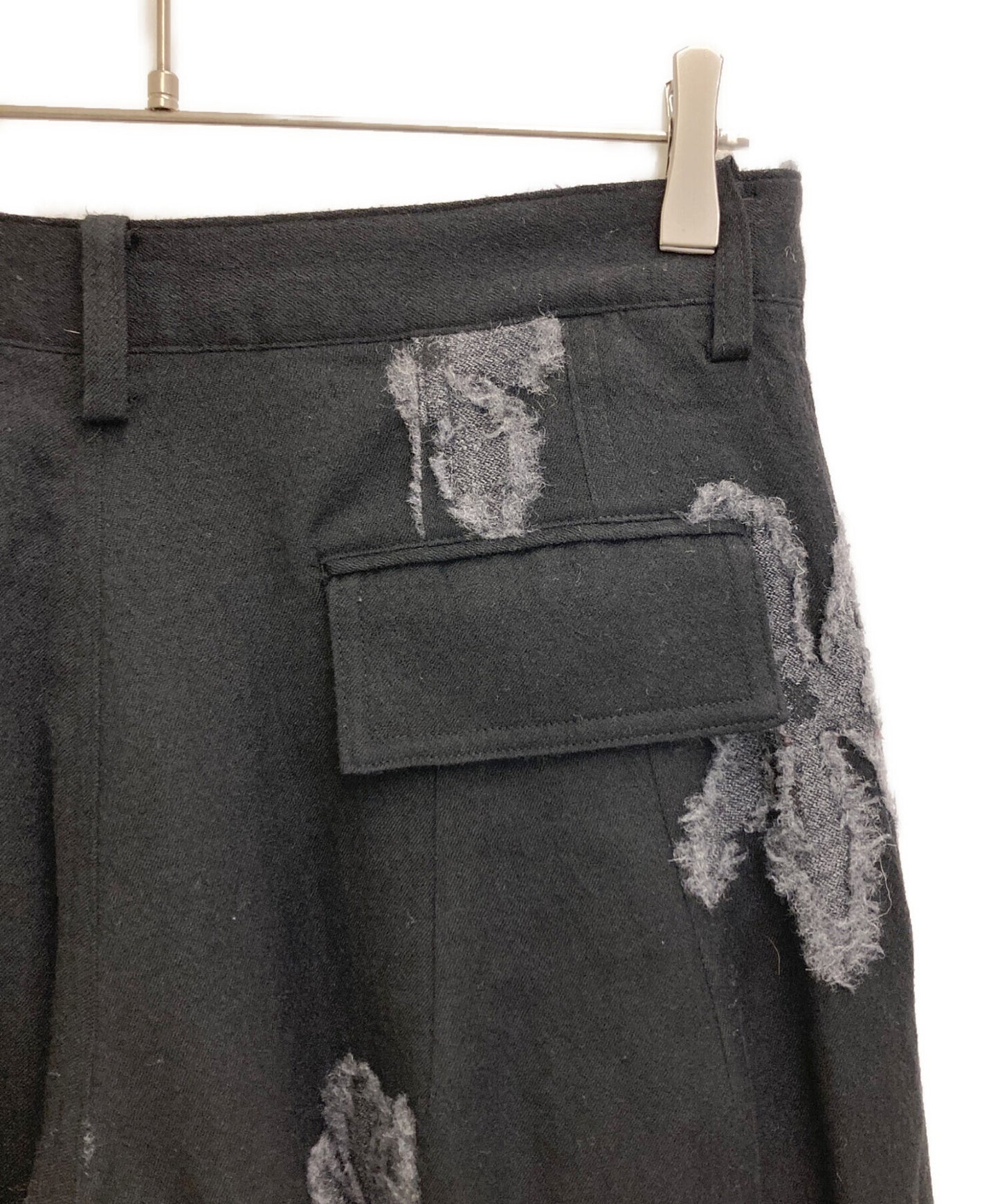 [Pre-owned] Y's Flower Needle Wool Pants YR-P44-144