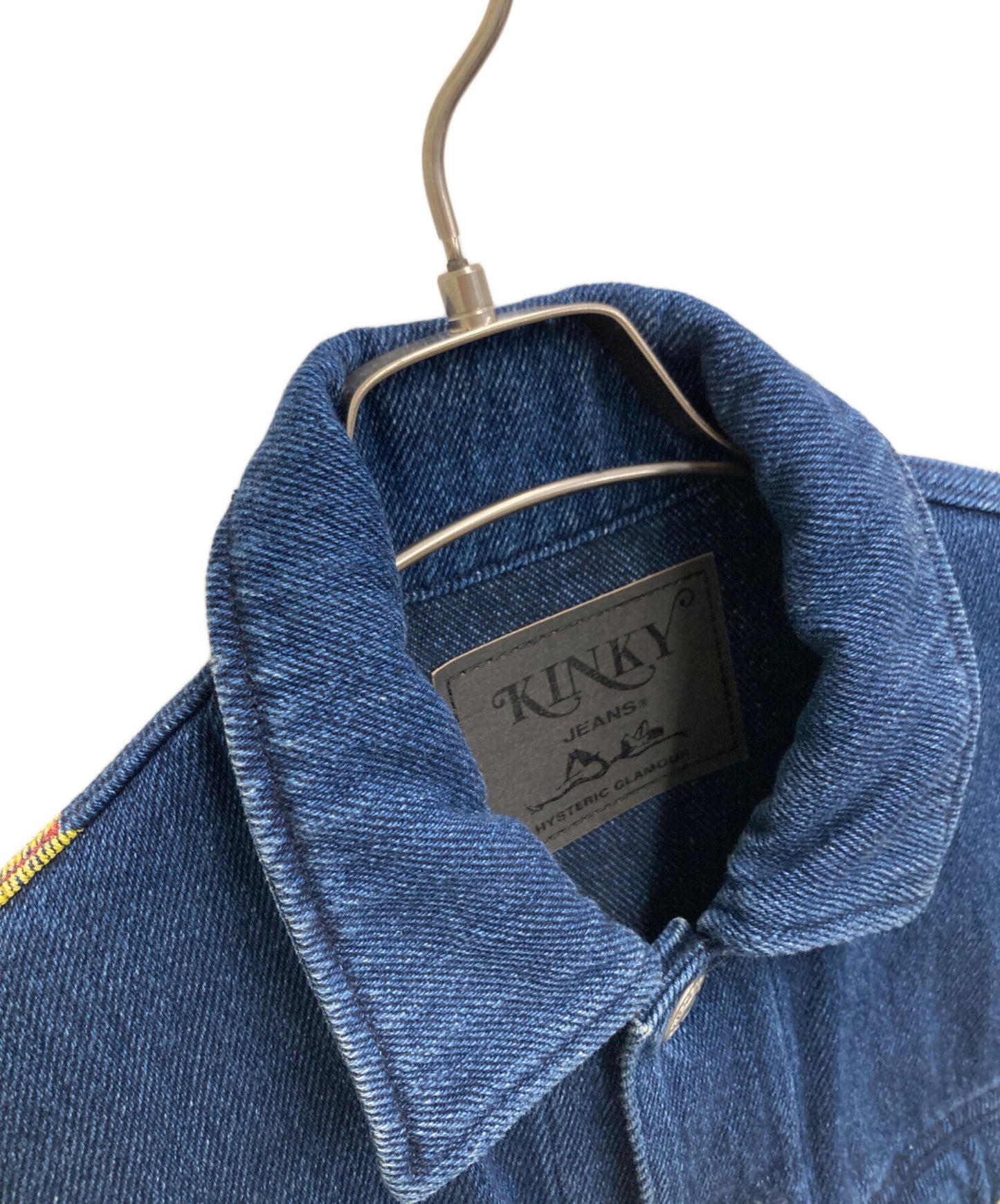 [Pre-owned] Hysteric Glamour POSTER SCRATCH Big G-jumpers/Denim Jacket 01193AB06