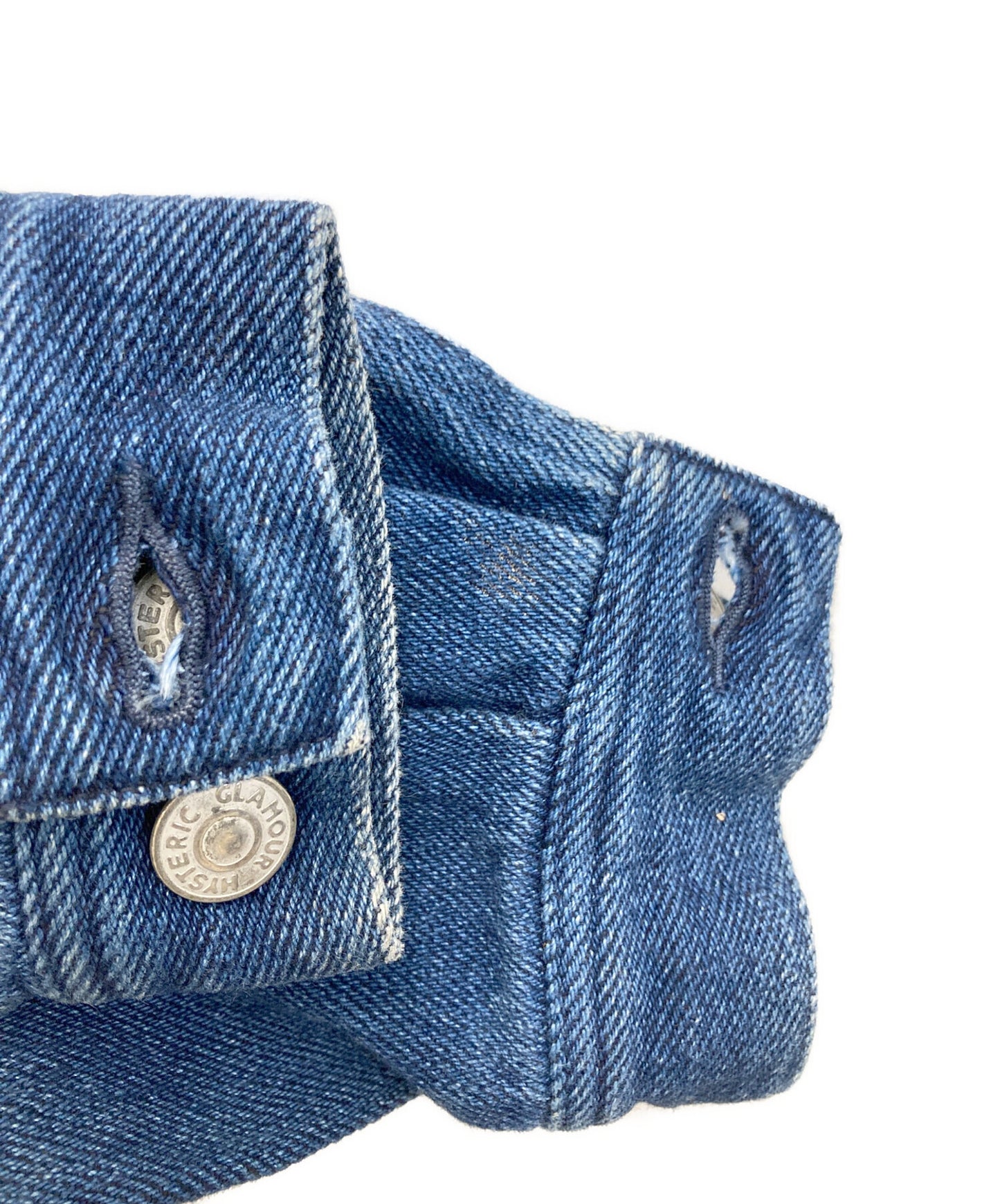 [Pre-owned] Hysteric Glamour POSTER SCRATCH Big G-jumpers/Denim Jacket 01193AB06