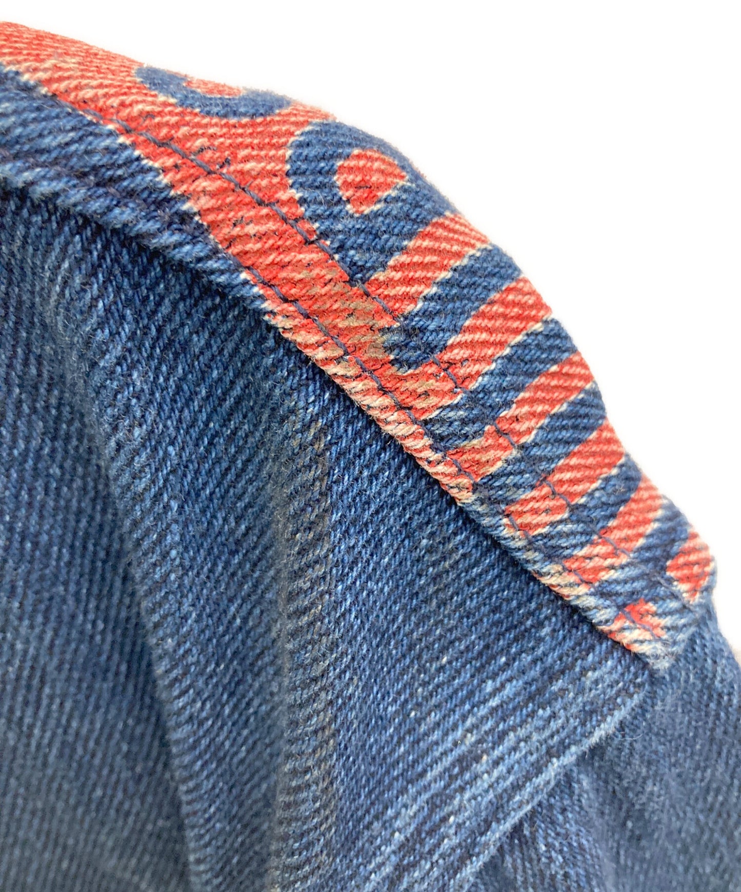 [Pre-owned] Hysteric Glamour POSTER SCRATCH Big G-jumpers/Denim Jacket 01193AB06