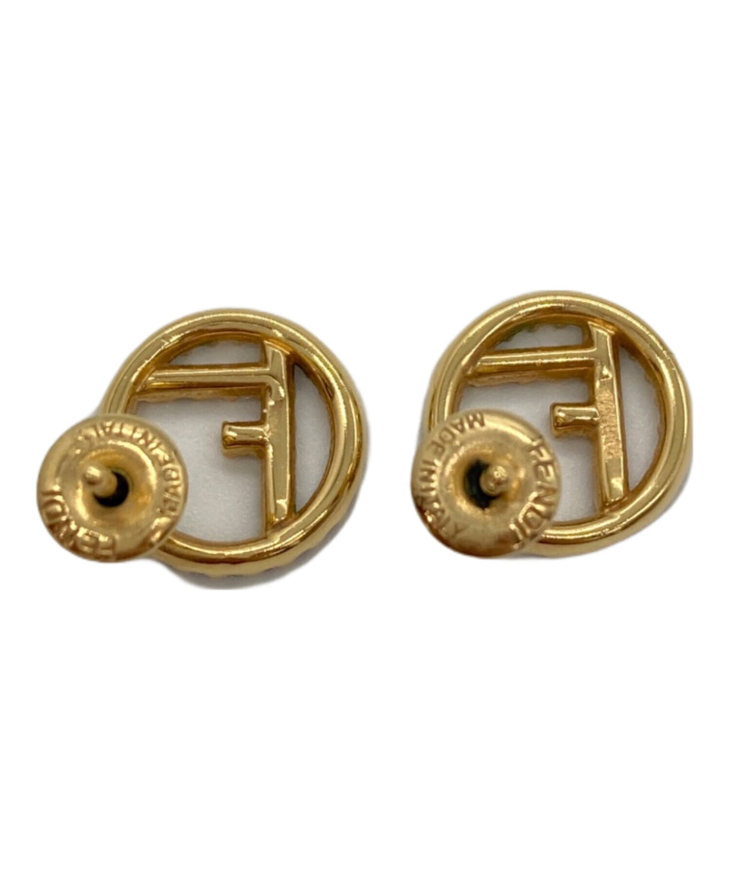 [Pre-owned] FENDI F is Fendi Pierced Earrings