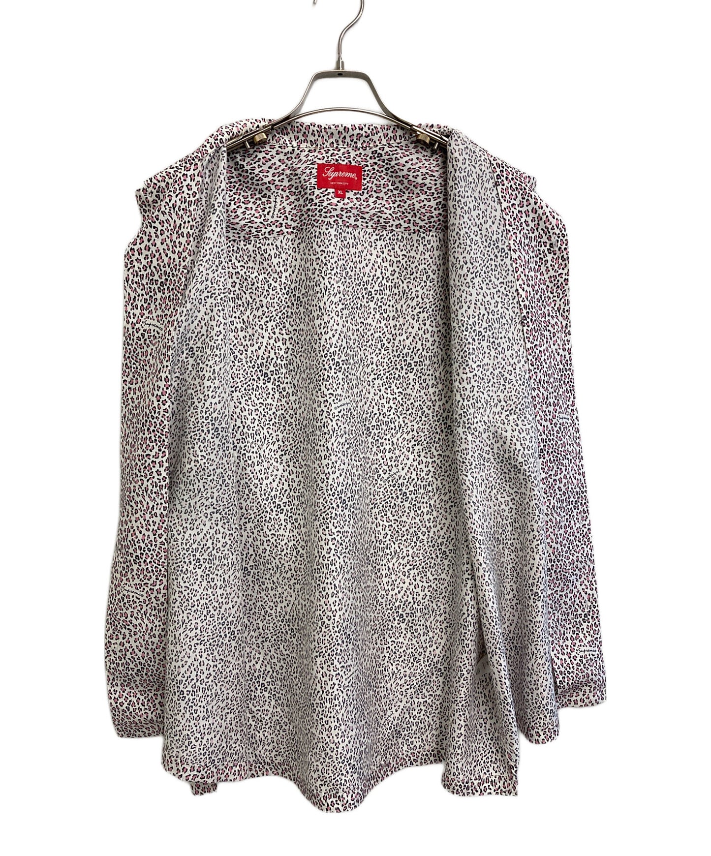 [Pre-owned] SUPREME 22SS Leopard Silk S/S Shirt