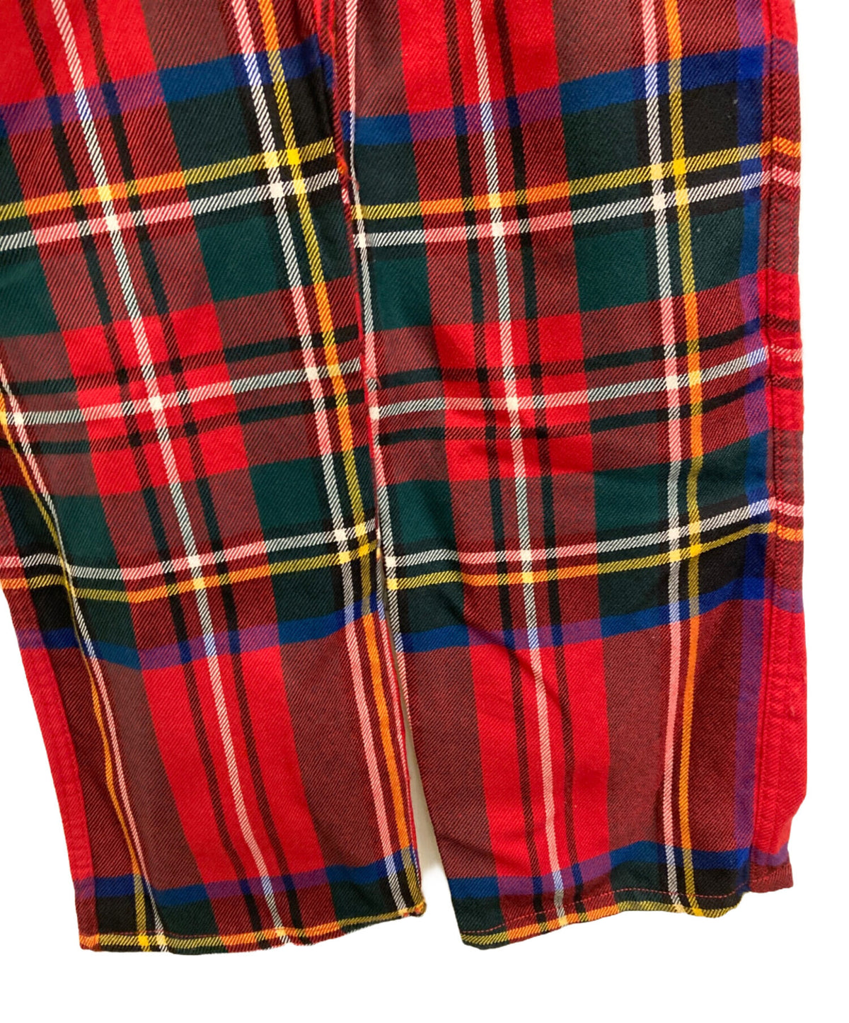 [Pre-owned] COMME des GARCONS HOMME PLUS 00AW Wool tartan plaid pants PP-04020S