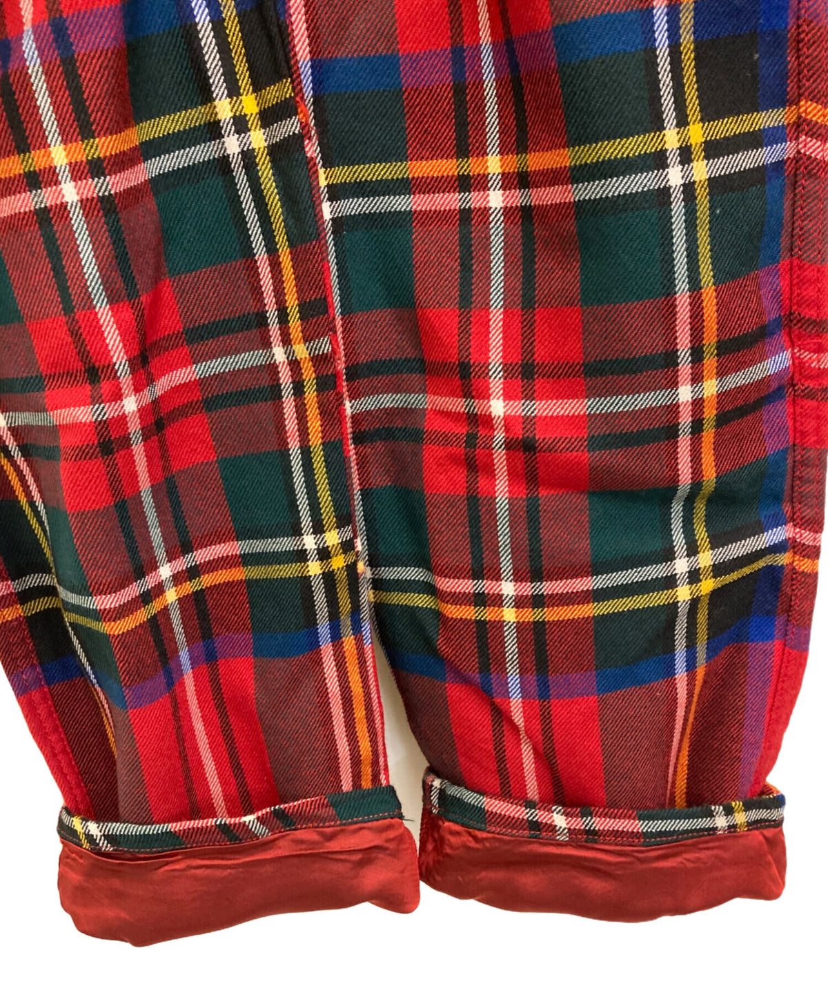 [Pre-owned] COMME des GARCONS HOMME PLUS 00AW Wool tartan plaid pants PP-04020S