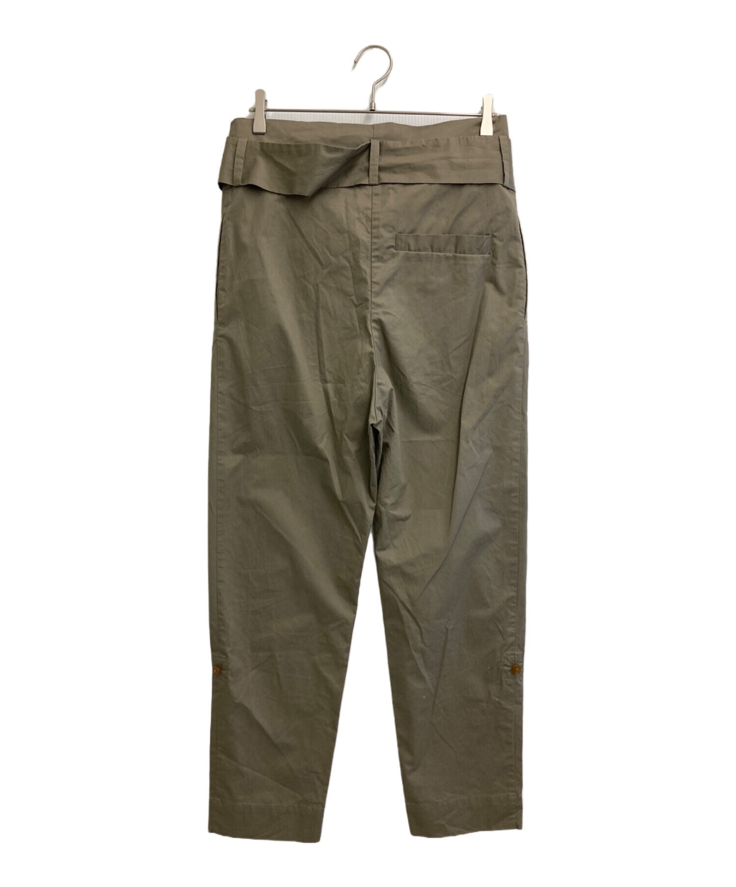 [Pre-owned] Vivienne Westwood RED LABEL High-Waisted Tapered Pants with a Belt 16-11-792005