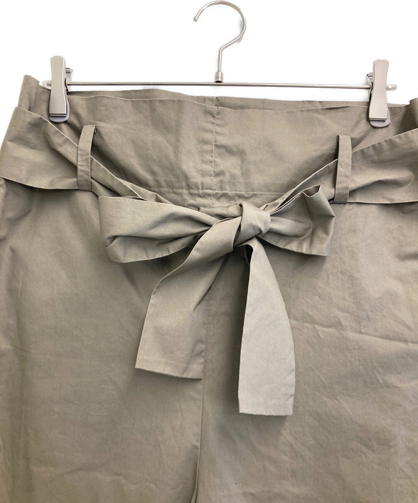[Pre-owned] Vivienne Westwood RED LABEL High-Waisted Tapered Pants with a Belt 16-11-792005