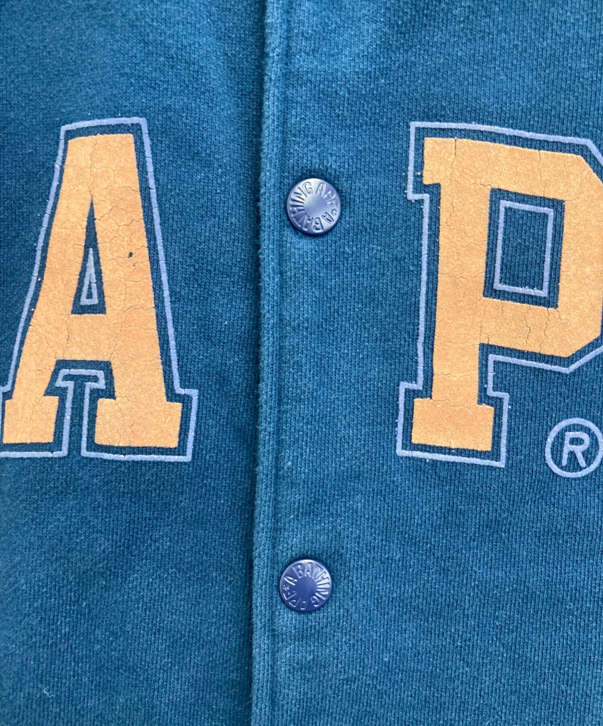 [Pre-owned] A BATHING APE jacket with team's logo