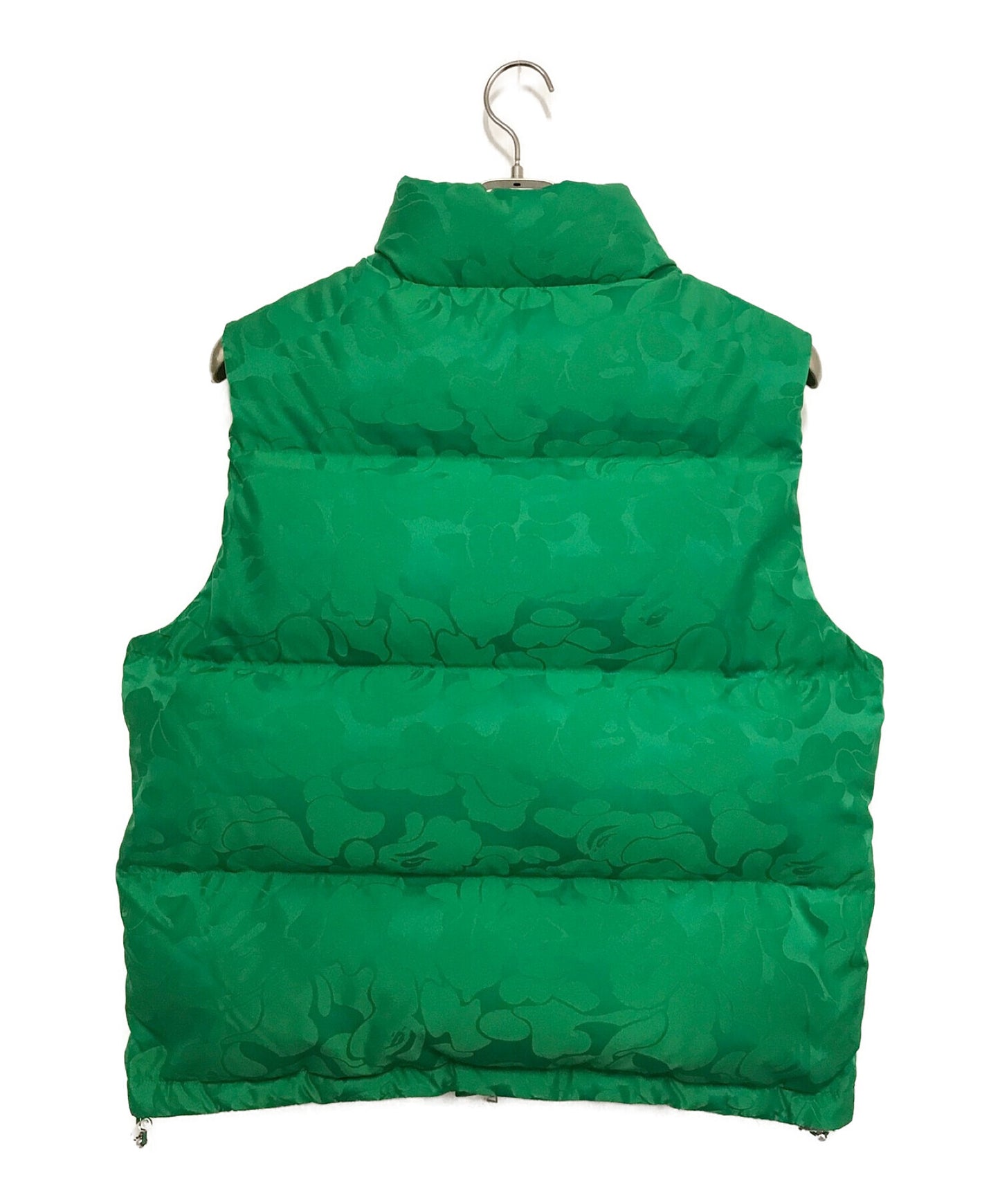 [Pre-owned] A BATHING APE TONAL SOLID CAMO PUFFER DOWN VEST 001DNJ801058I