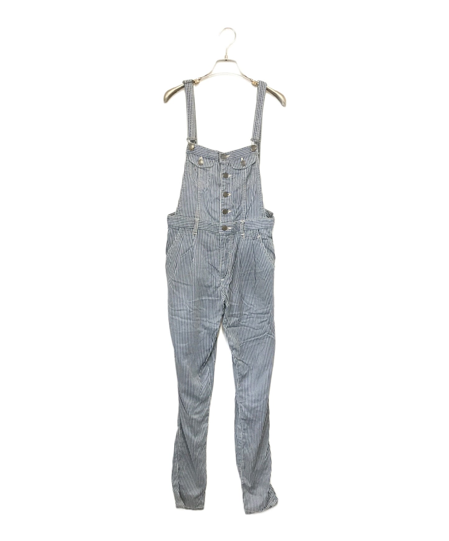 [Pre-owned] Hysteric Glamour striped overalls 0102AS02