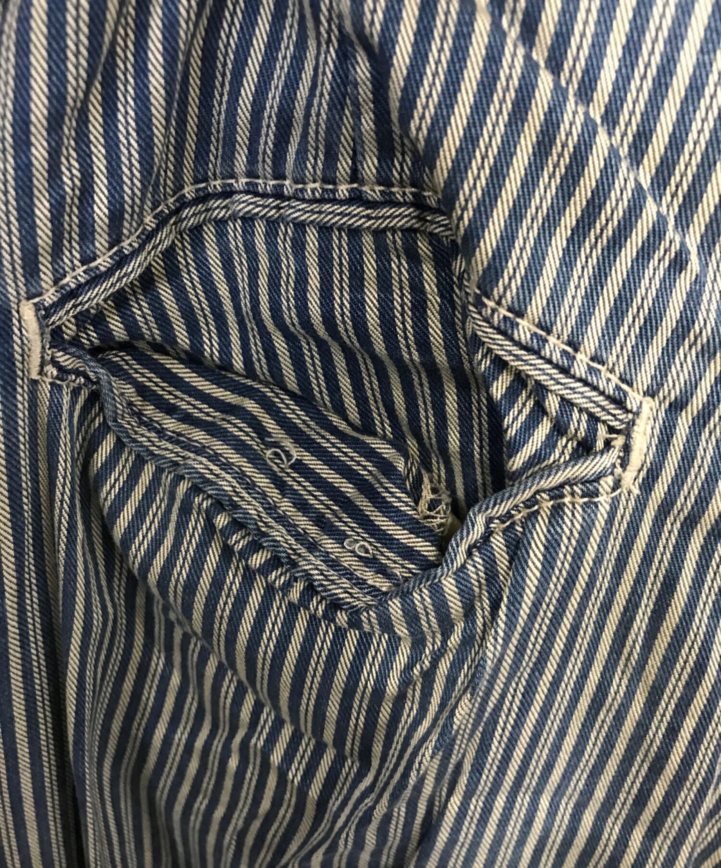 [Pre-owned] Hysteric Glamour striped overalls 0102AS02