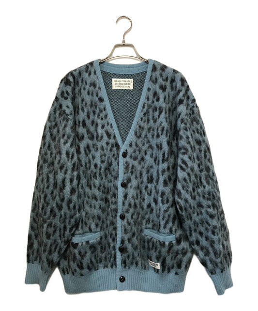 [Pre-owned] WACKO MARIA LEOPARD HEAVY MOHAIR CARDIGAN