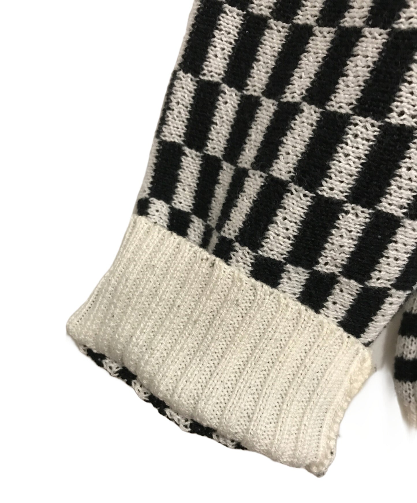 [Pre-owned] SUPREME 20SS Back Logo Sweater Checkerboard