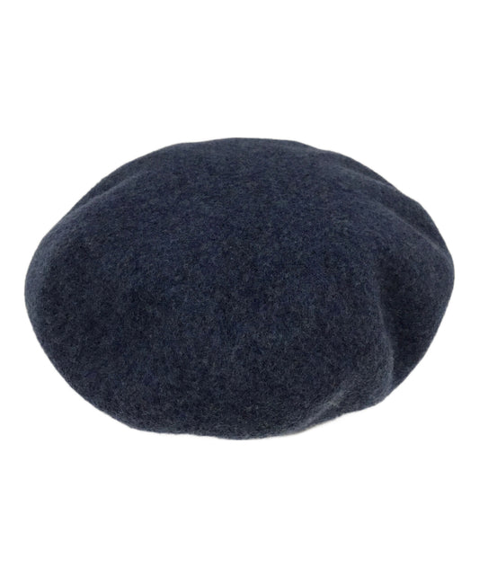 [Pre-owned] Vivienne Westwood Orb Embroidered Wool Beret