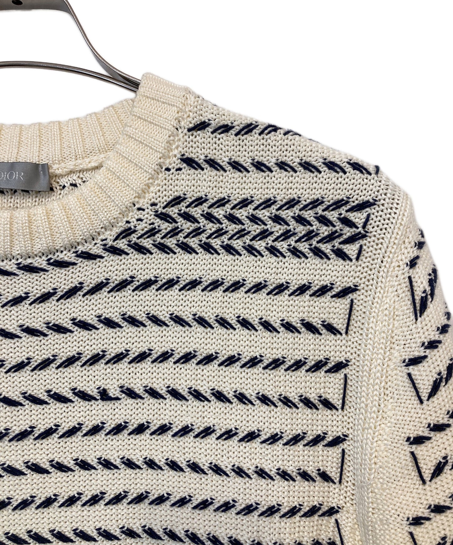 [Pre-owned] Dior Logo Striped Knit 18TM630AT245