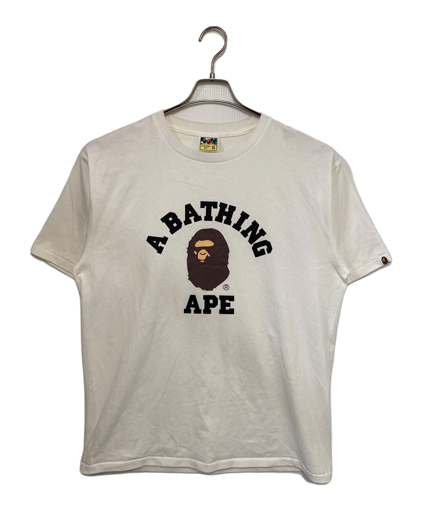 [Pre-owned] A BATHING APE COLLAGE TEE/Logo print college T-shirt 001TEK801001M