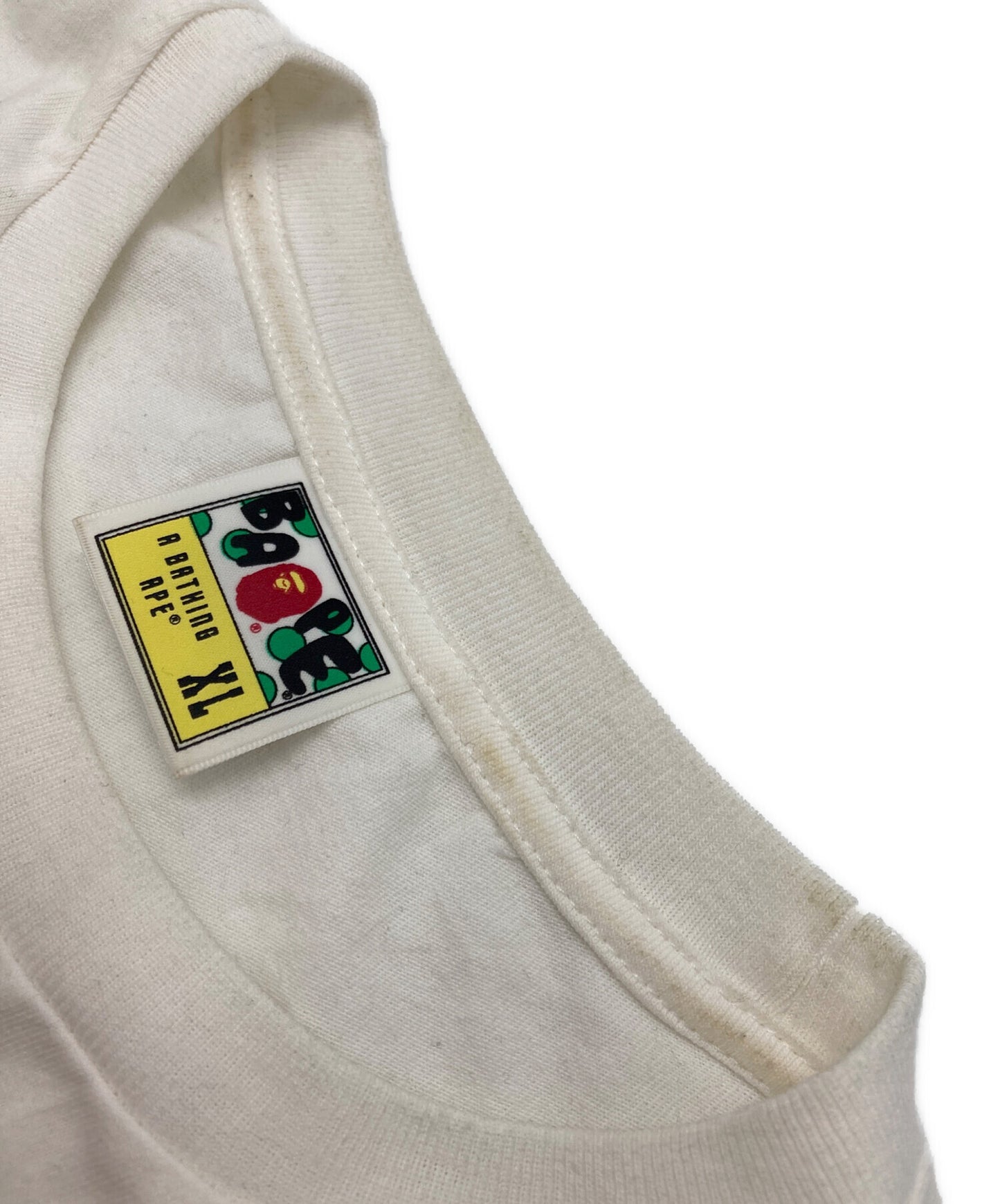 [Pre-owned] A BATHING APE COLLAGE TEE/Logo print college T-shirt 001TEK801001M