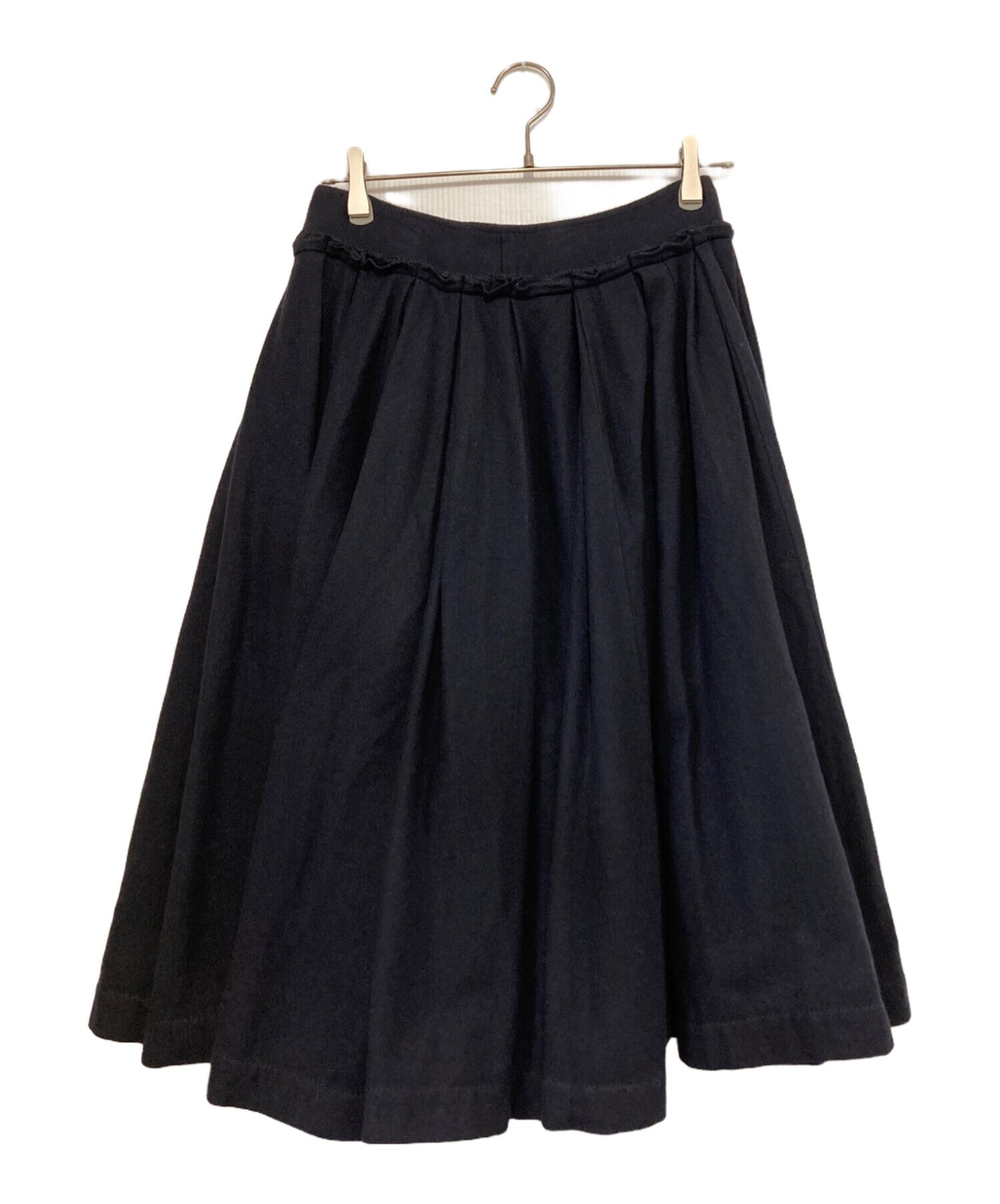 [Pre-owned] COMME des GARCONS Wool Tucked Flared Volume Skirt TR-S019