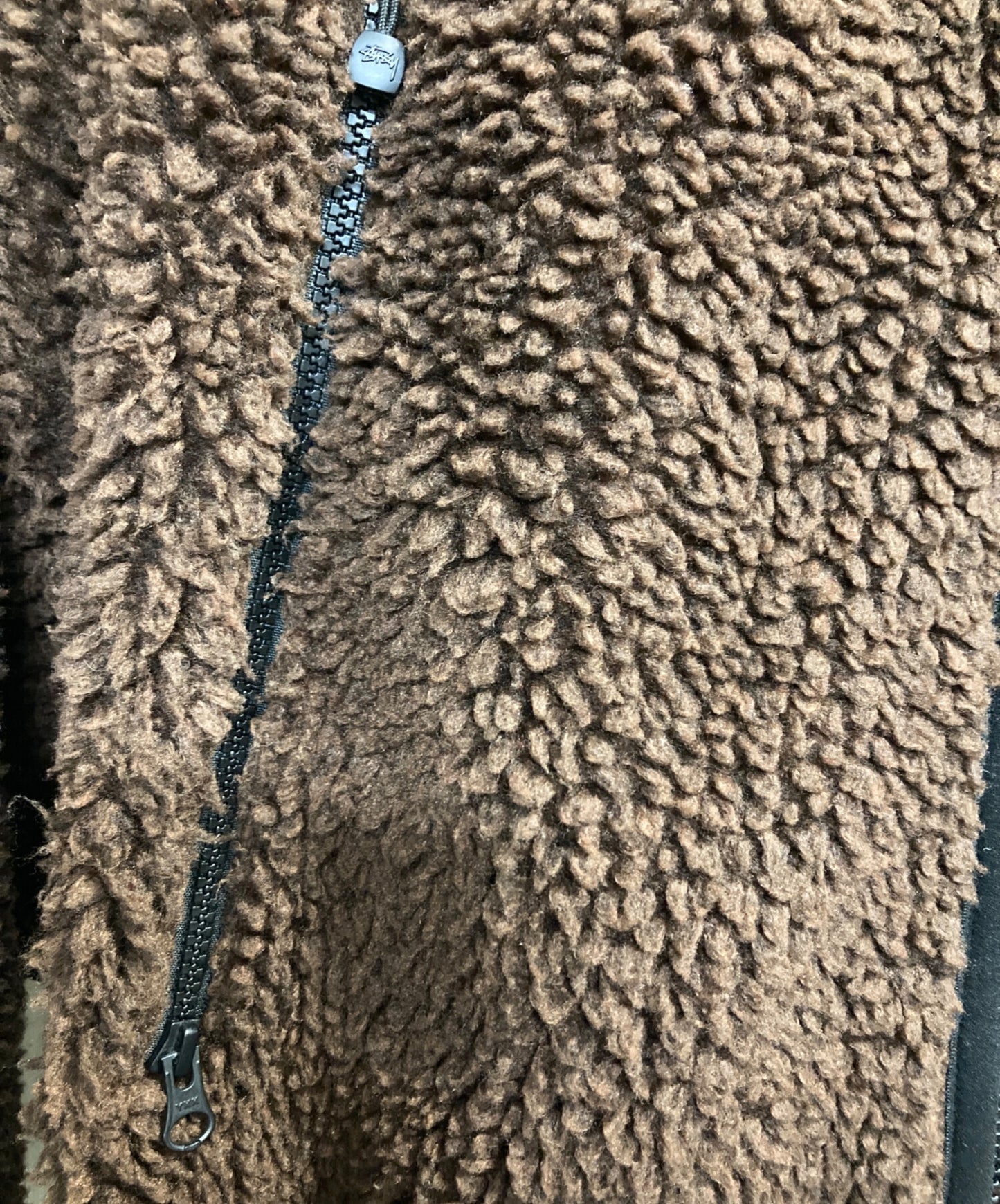 [Pre-owned] stussy Sherpa Paneled Hooded 118530