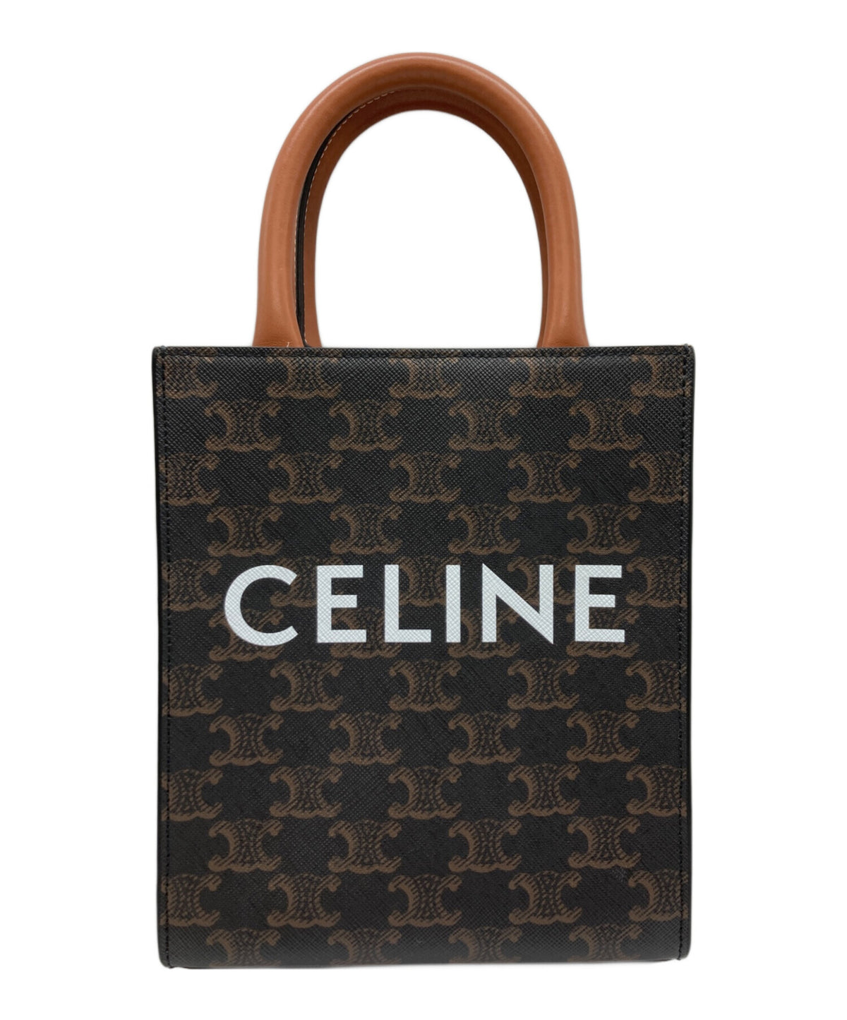 [Pre-owned] CELINE Mini Vertical Trionf Canvas