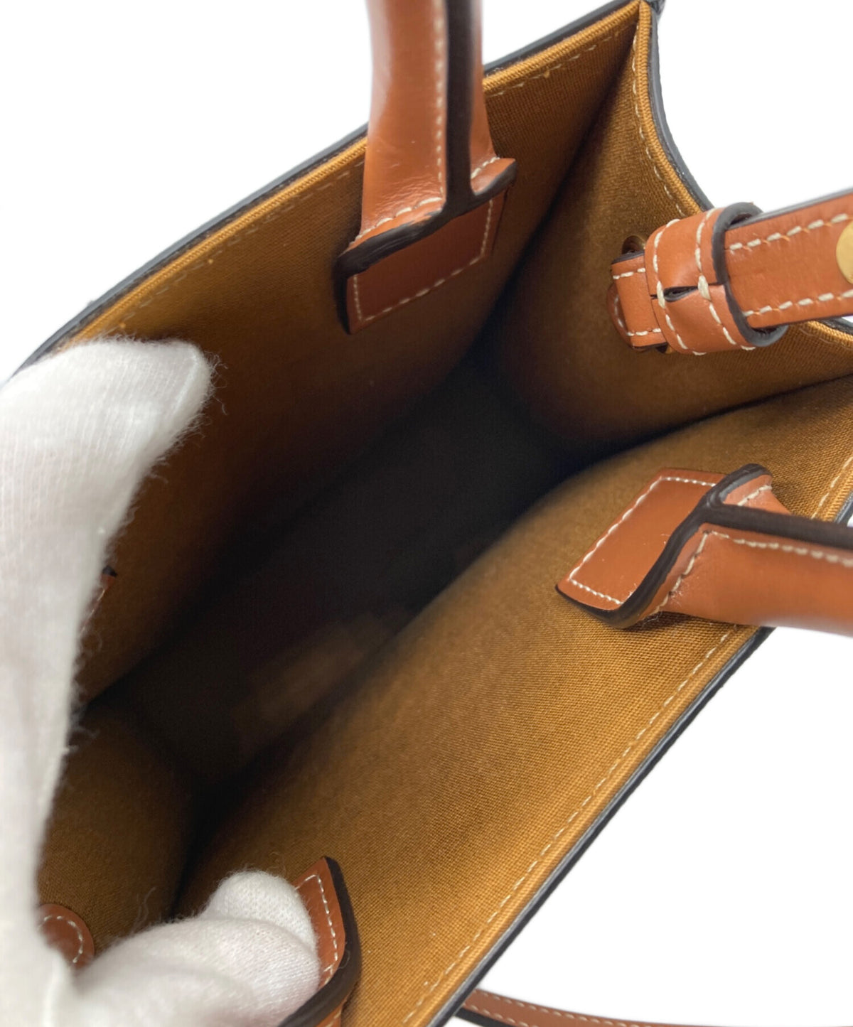 [Pre-owned] CELINE Mini Vertical Trionf Canvas
