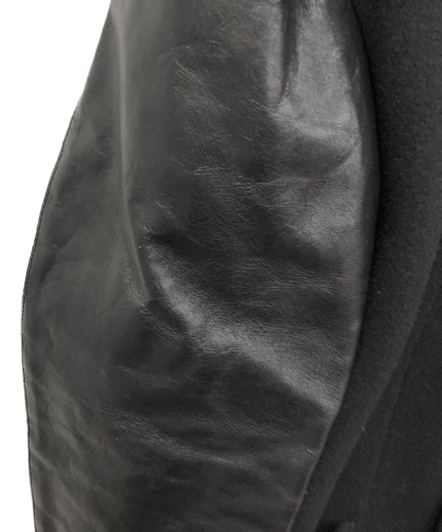 [Pre-owned] COMME des GARCONS HOMME Leather Switching Coat HJ-08035M