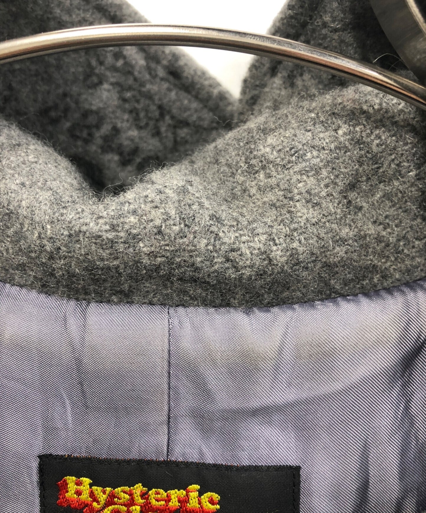 [Pre-owned] Hysteric Glamour Full Logo Duffle Coat 2AC-8230