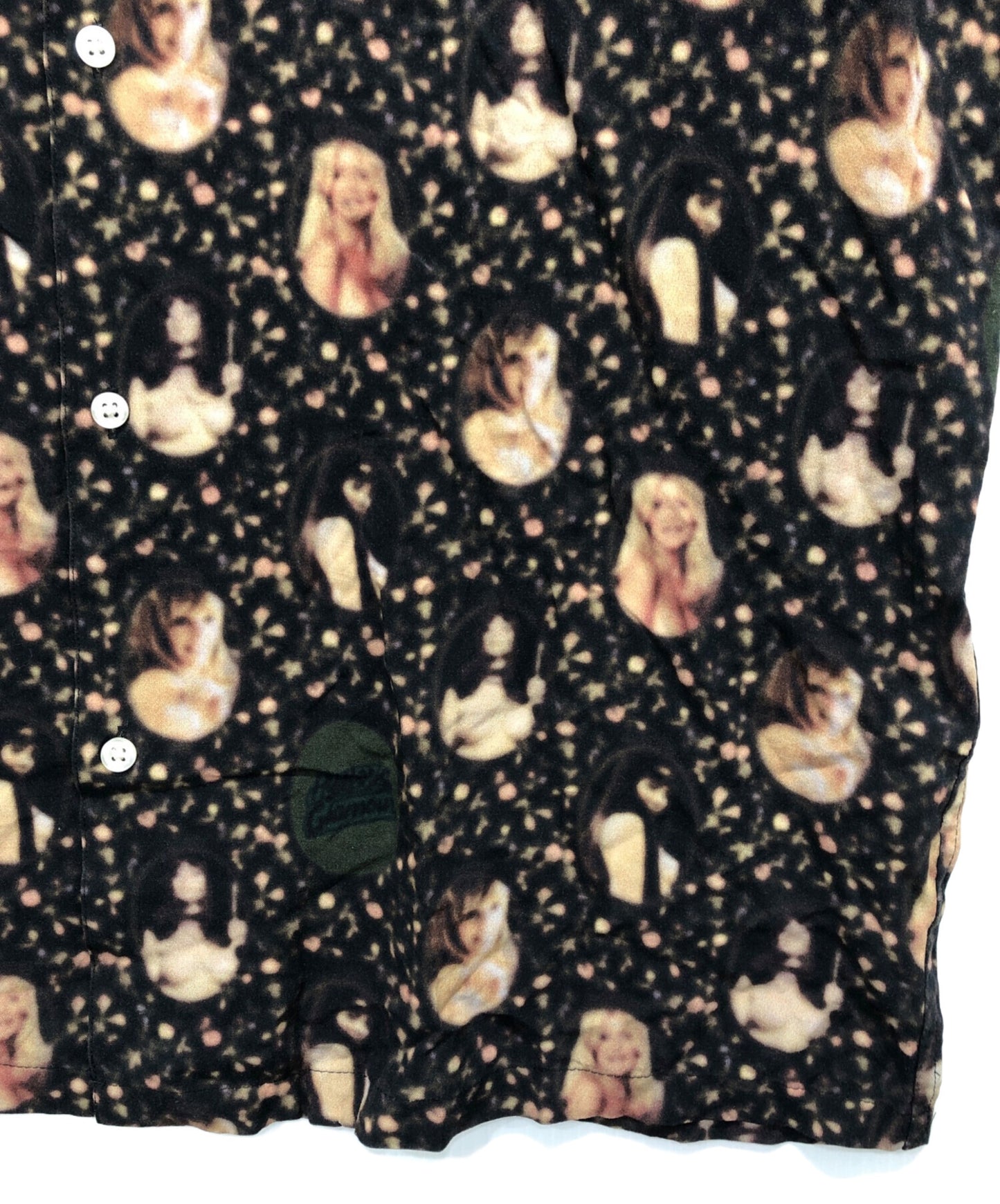 [Pre-owned] SUPREME Blurred Girls Rayon S/S Shirt