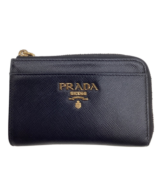 [Pre-owned] PRADA Saffiano Triangle Key Case 1PP122