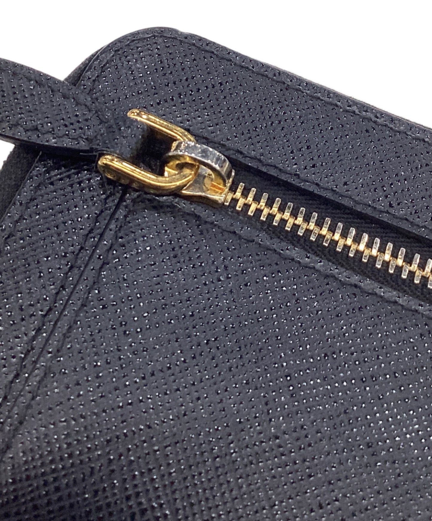 [Pre-owned] PRADA Saffiano Triangle Key Case 1PP122