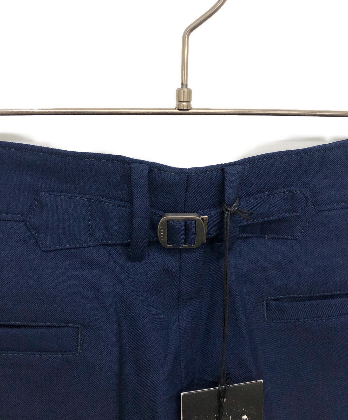 [Pre-owned] GUCCI WOOL MOHAIR CROPPED TROUSE / Wool Slacks 421805