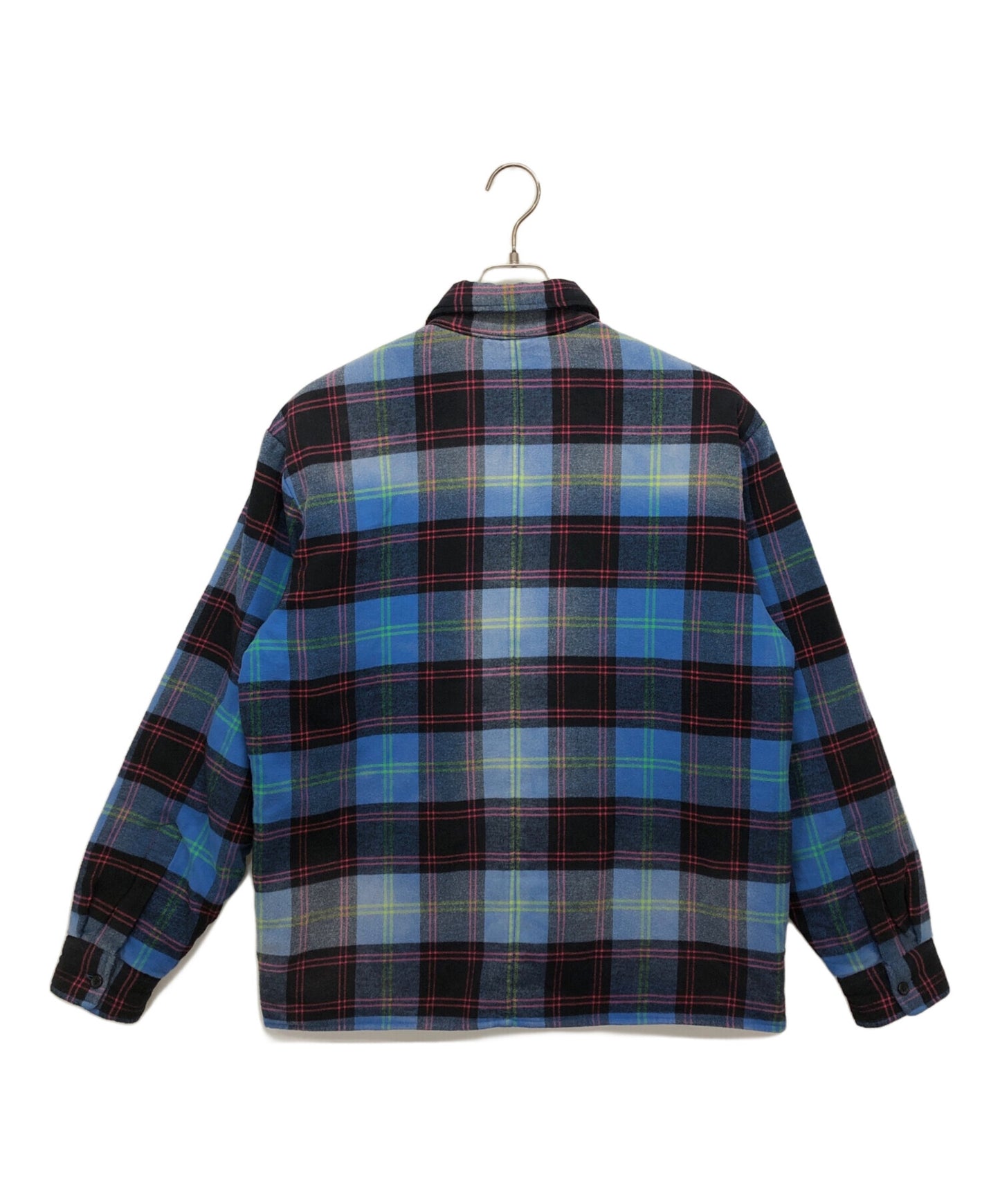[Pre-owned] SUPREME Quilted Plaid Shirt
