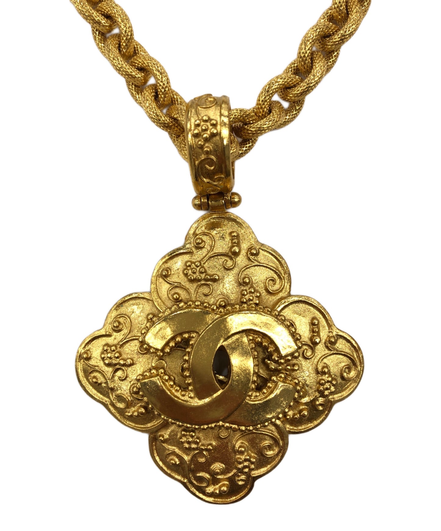 [Pre-owned] CHANEL Coco Mark Necklace