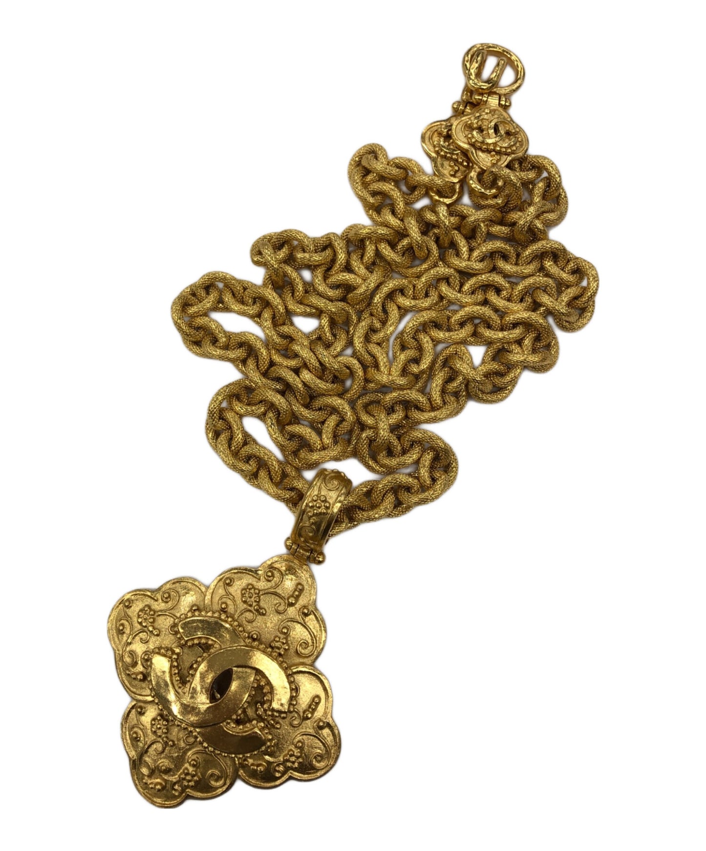 [Pre-owned] CHANEL Coco Mark Necklace