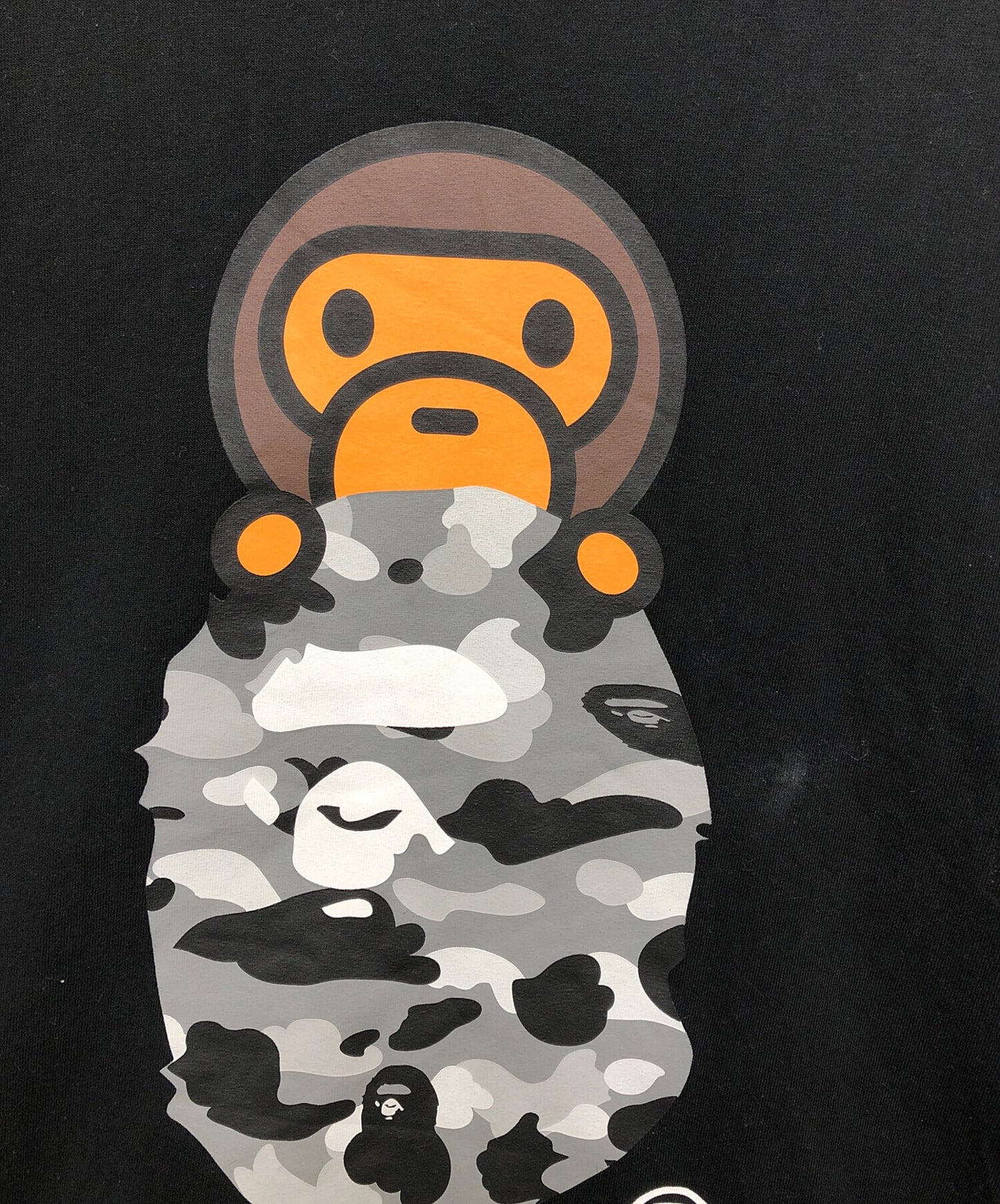 [Pre-owned] A BATHING APE 1ST CAMO MILO ON APE HEAD TEE