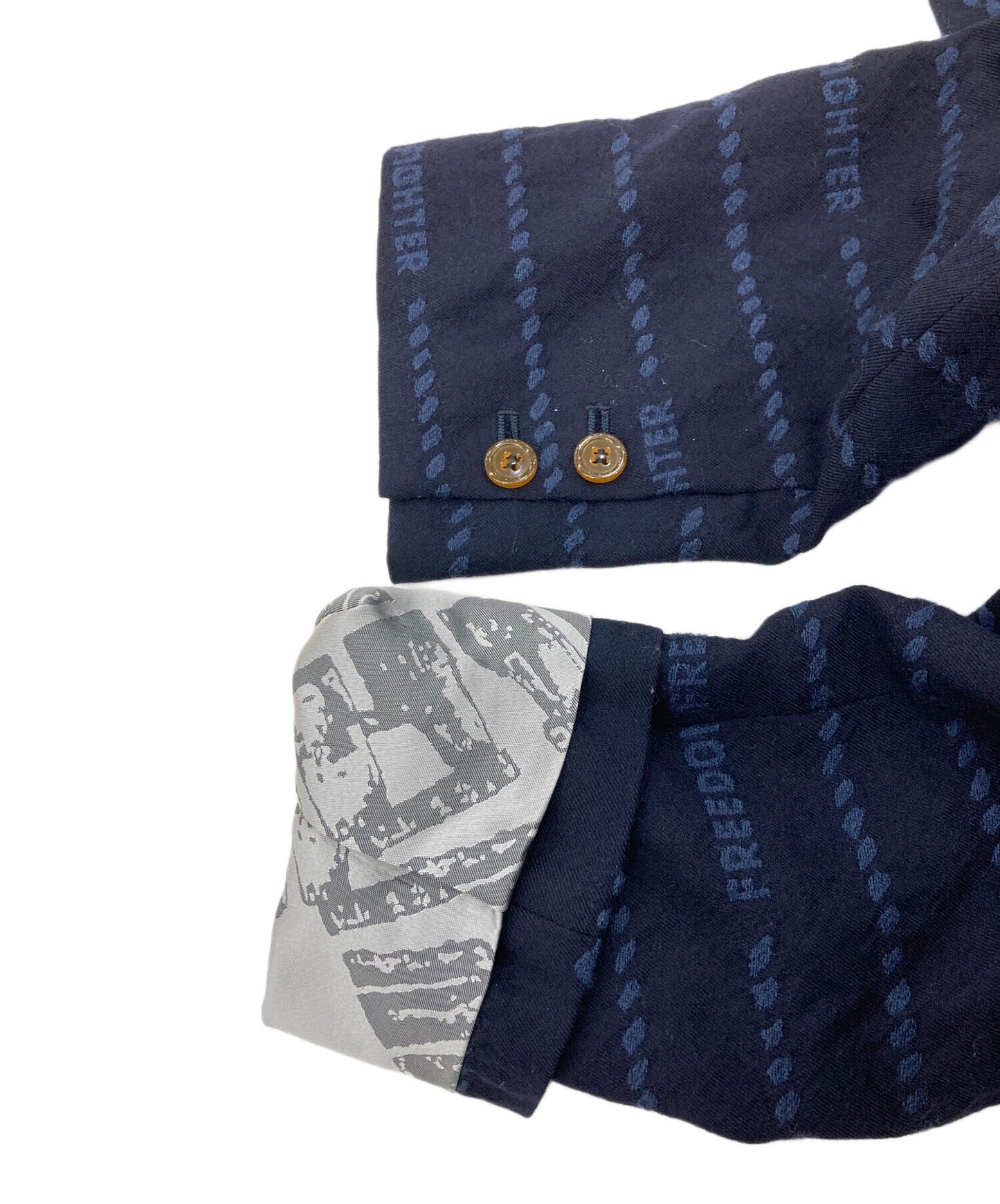 [Pre-owned] Vivienne Westwood man Tailored jacket with all-over pattern VW-LP-89562