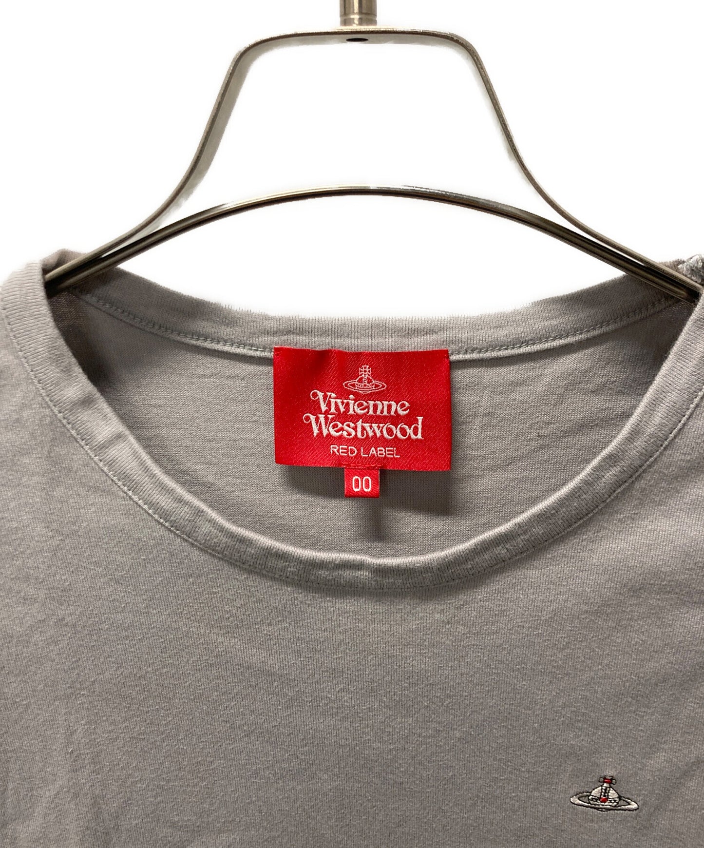 [Pre-owned] Vivienne Westwood RED LABEL Orb Embroidered Panel T-Shirt 16-12-321038