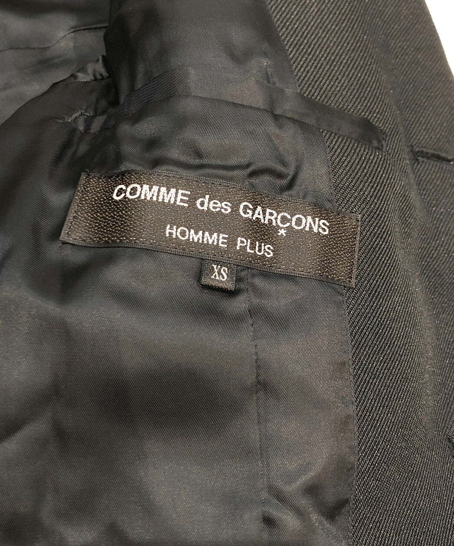 Comme des Garçons Shirt Black Peaked Lapel Blazer